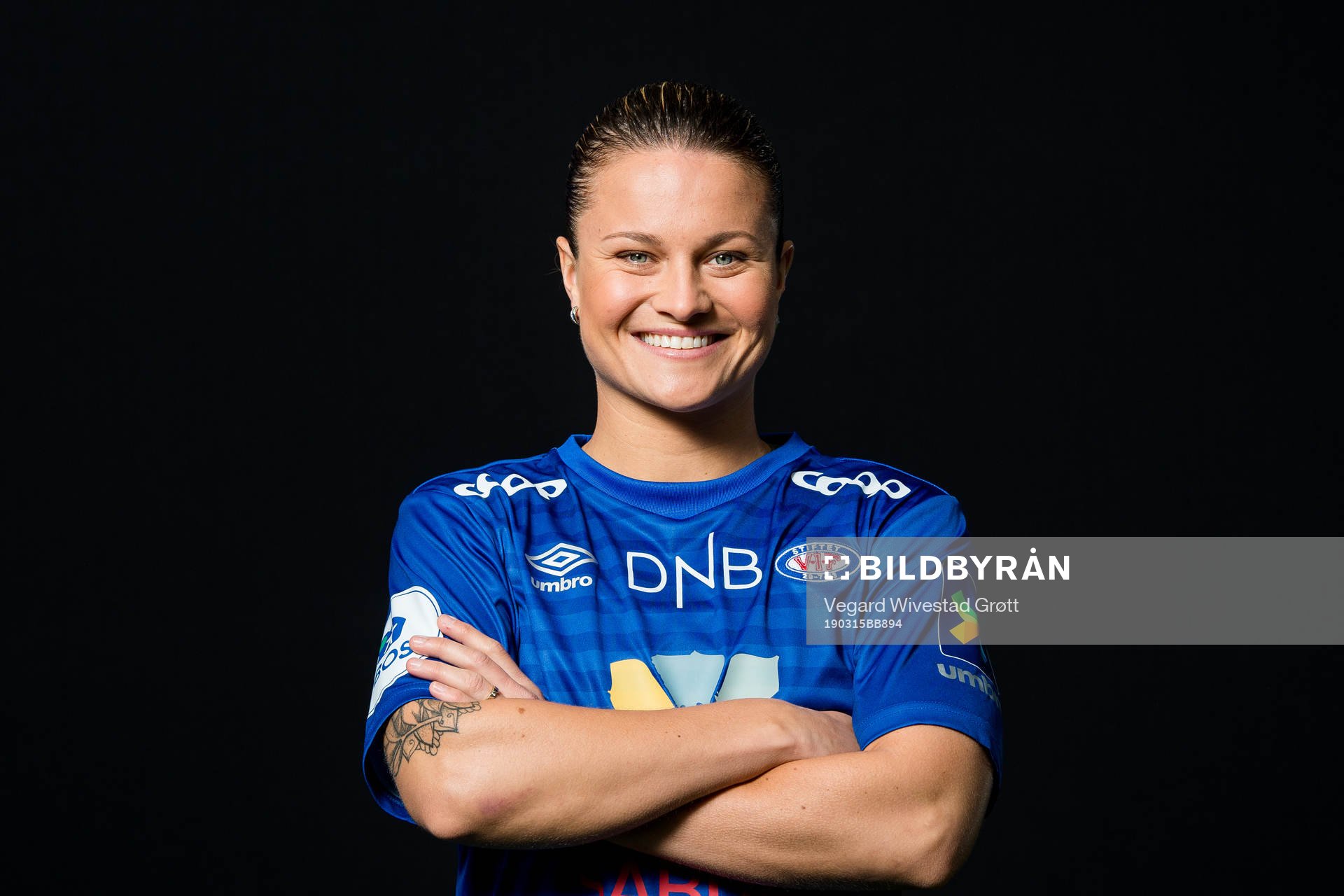 Sherida Spitse of Vålerenga poses for a portrait