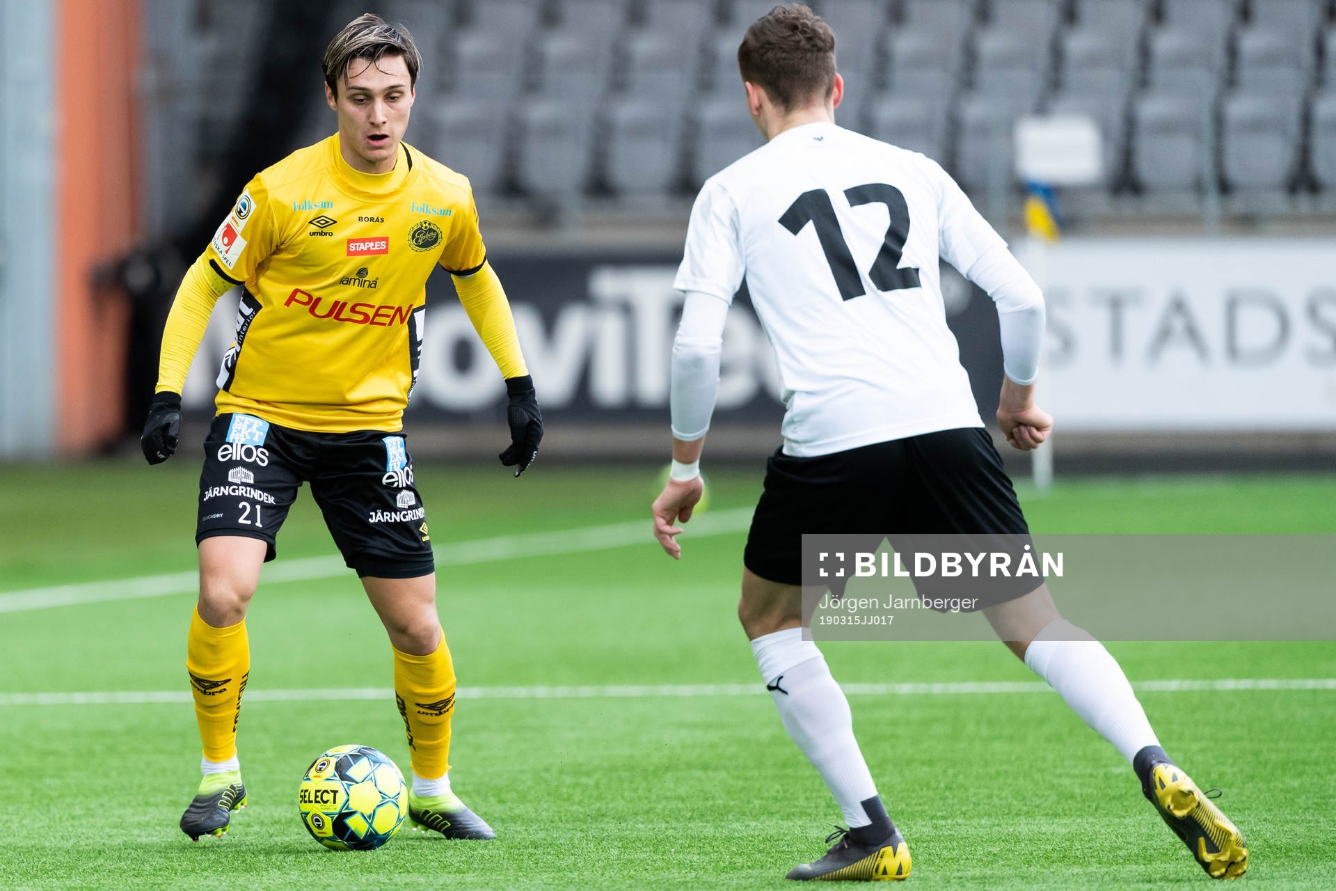 under träningsmatchen i fotboll mellan Elfsborg - Örebro