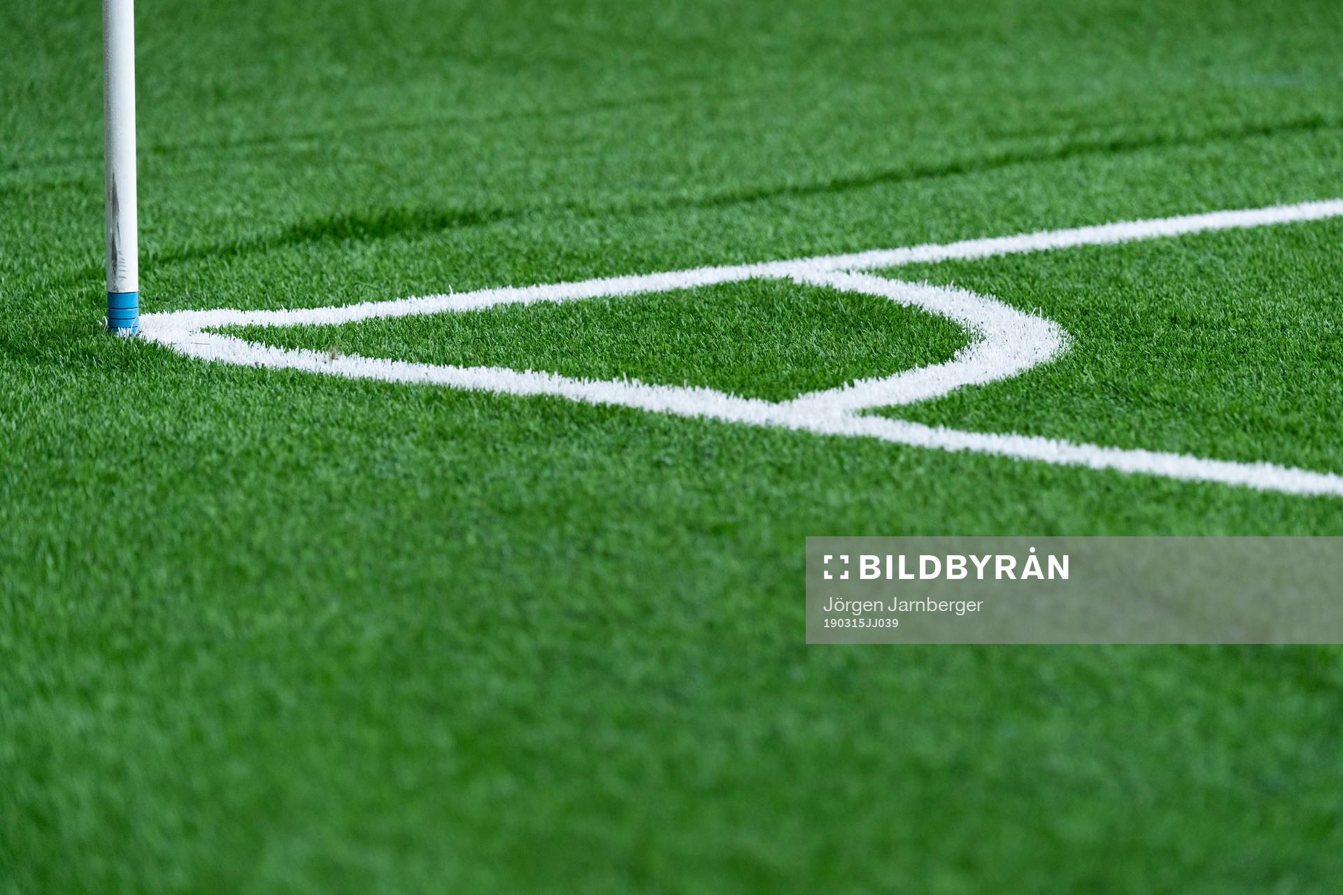 Detalj på fotbollsplan