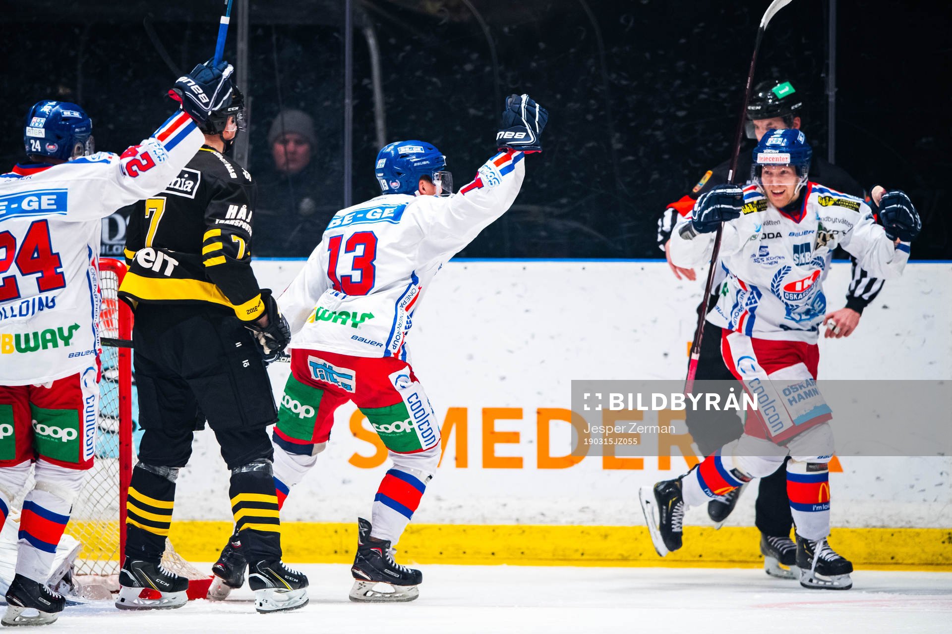 Oskarshamns Nicklas Heinerö jublar