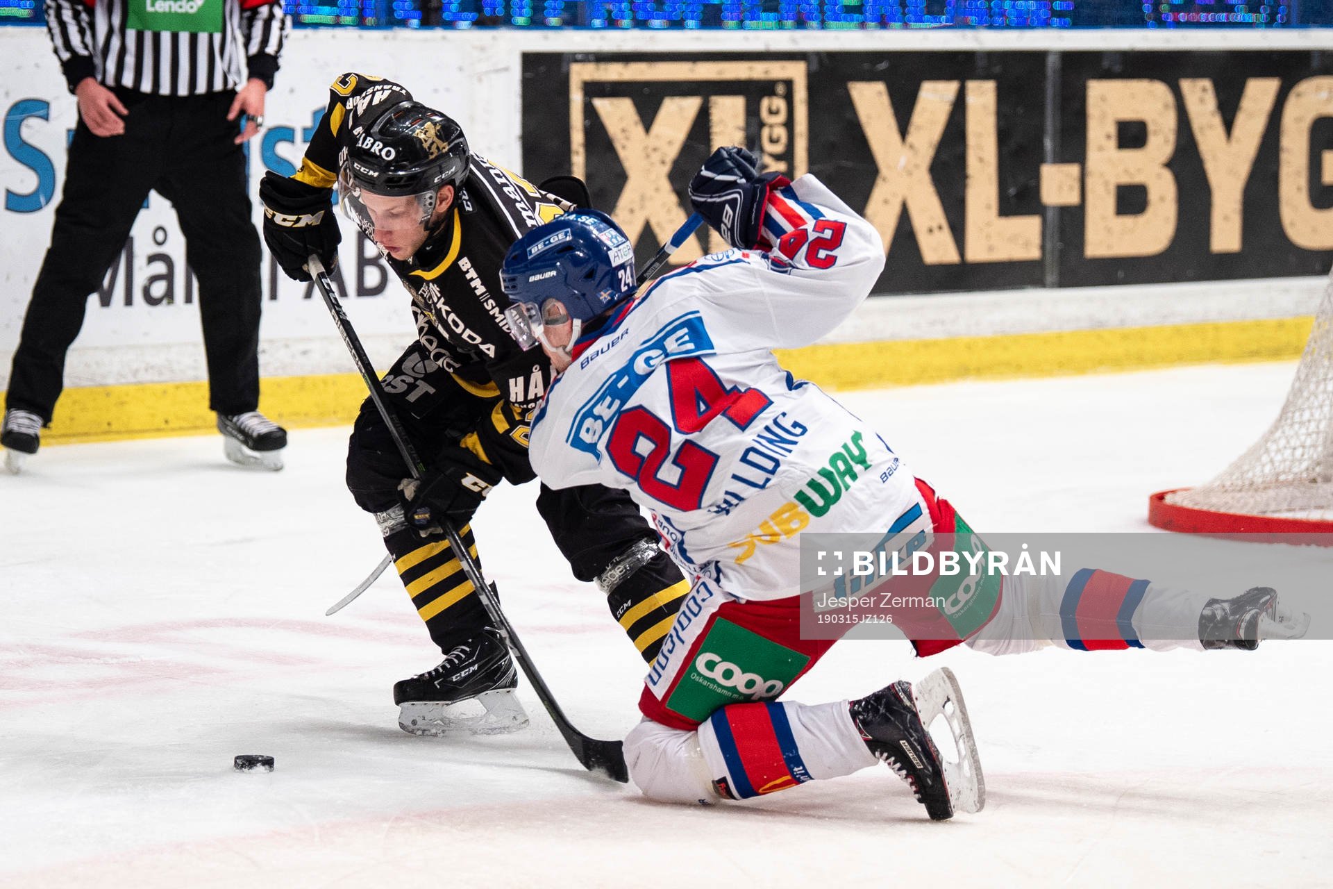 s Fredric Weigel och Oskarshamns Joakim Hillding