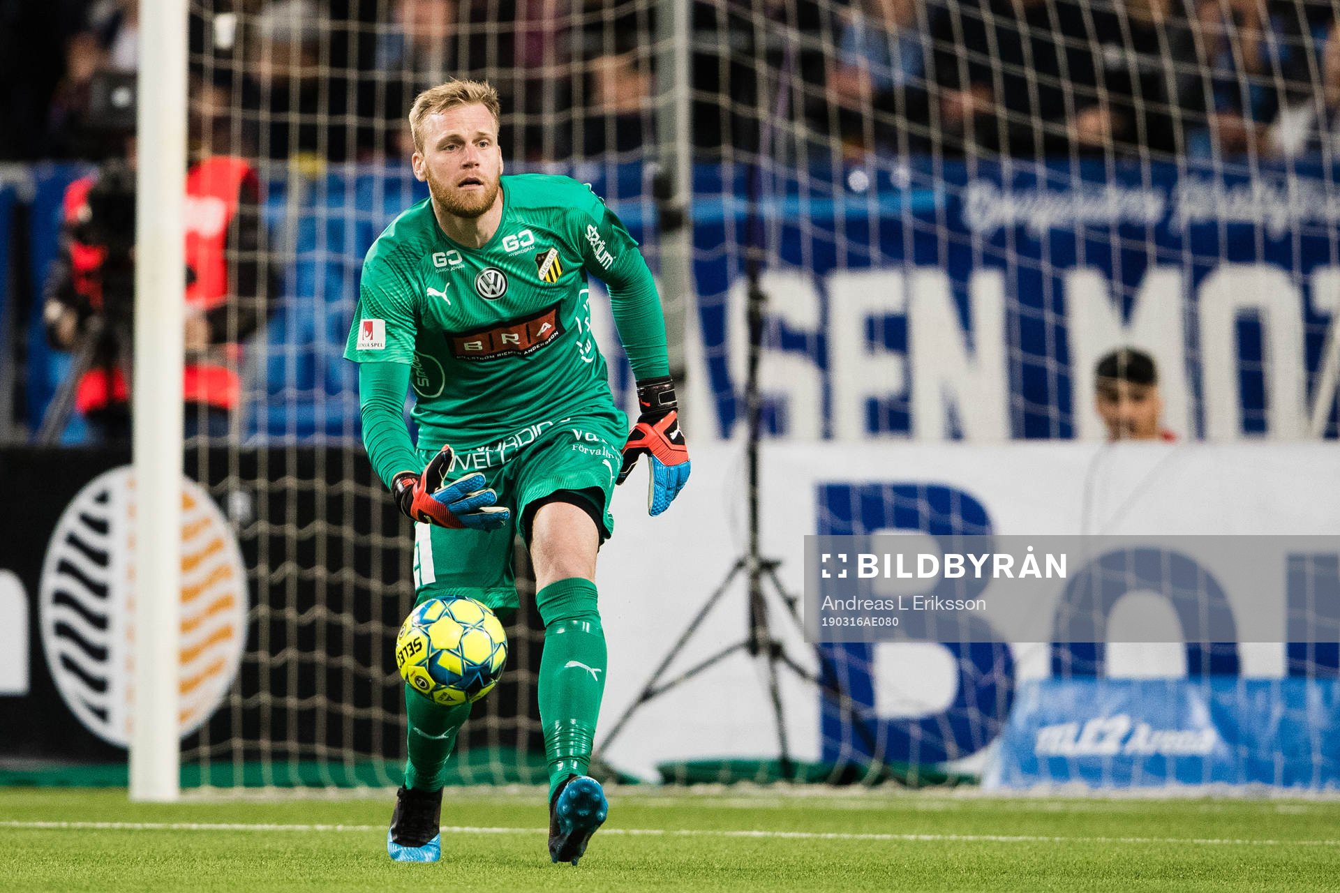 Häckens målvakt Peter Abrahamsson
