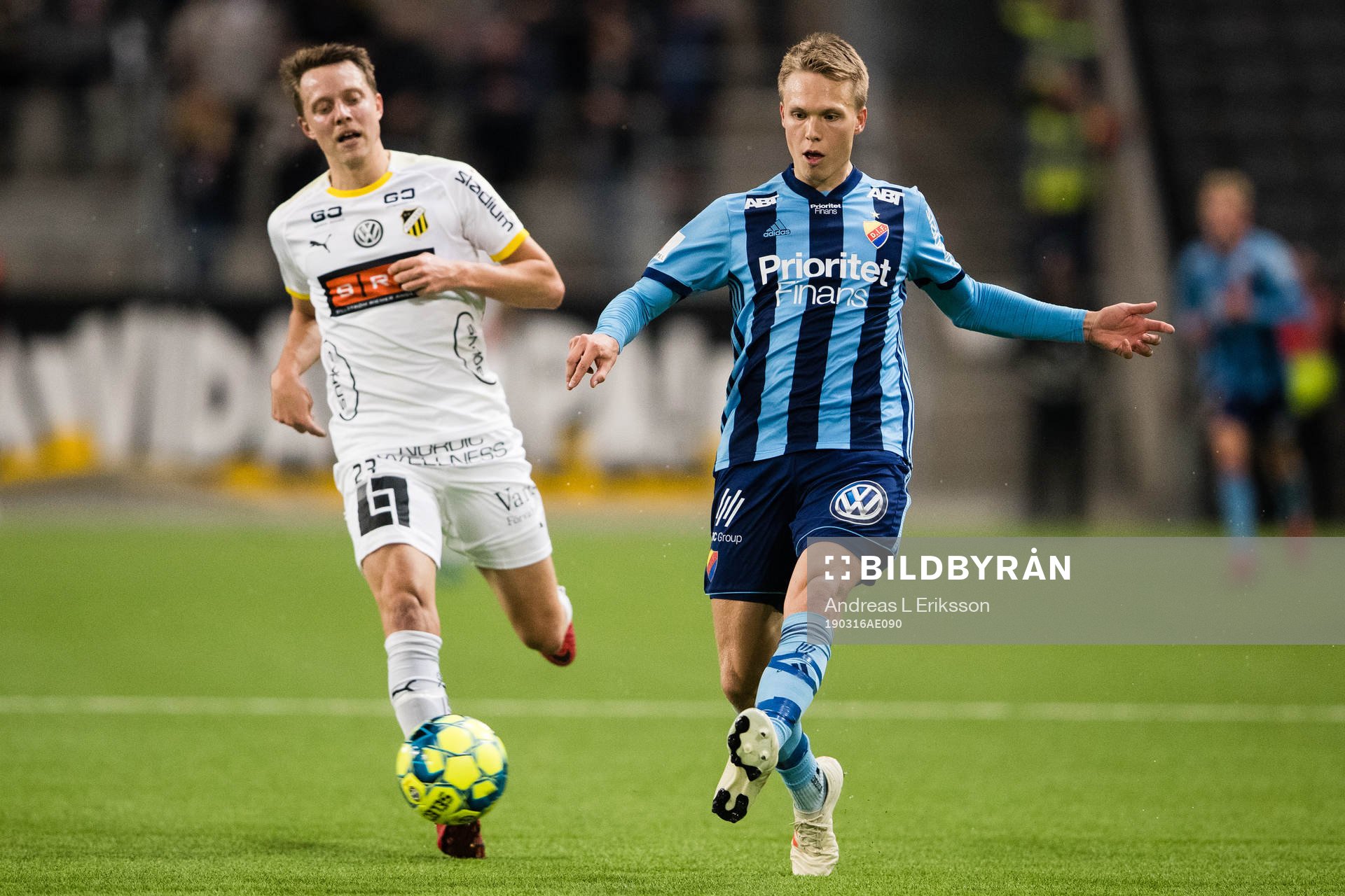 Häckens Viktor Lundberg och Djurgårdens Jonathan