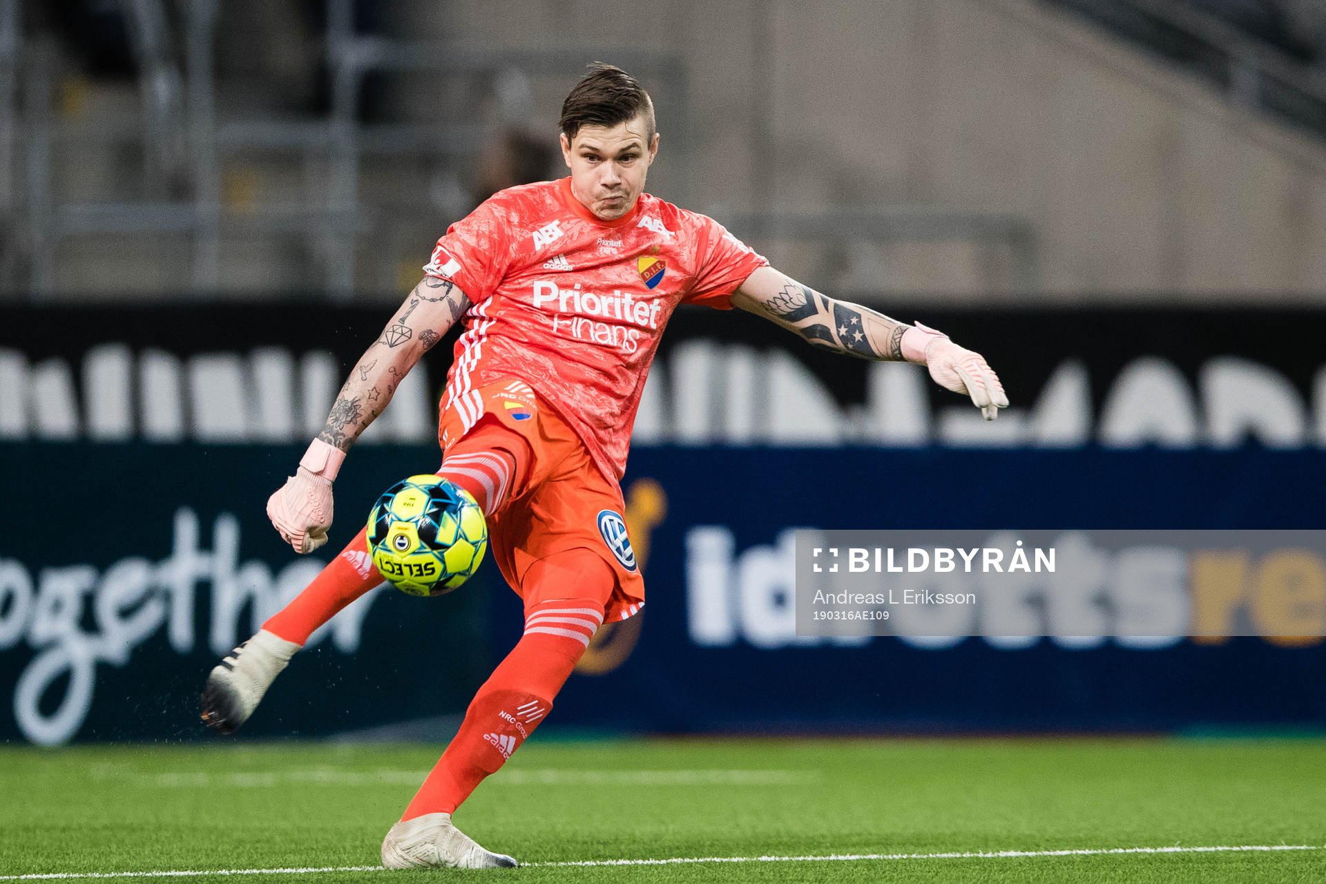 Djurgårdens målvakt Per Kristian Bråtveit