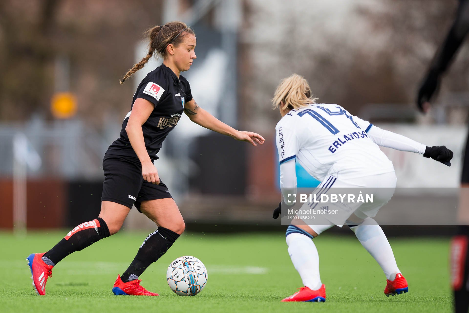 Göteborgs Julia Zigiotti Olme och Djurgårdens Hanna