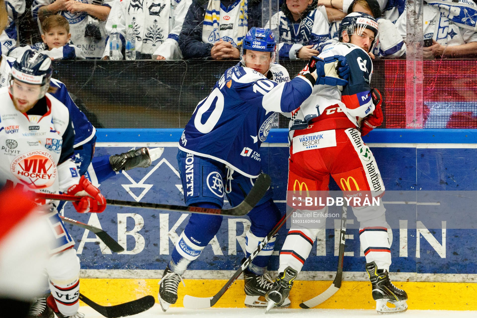 Leksands Martin Karlsson   och Västerviks Emil