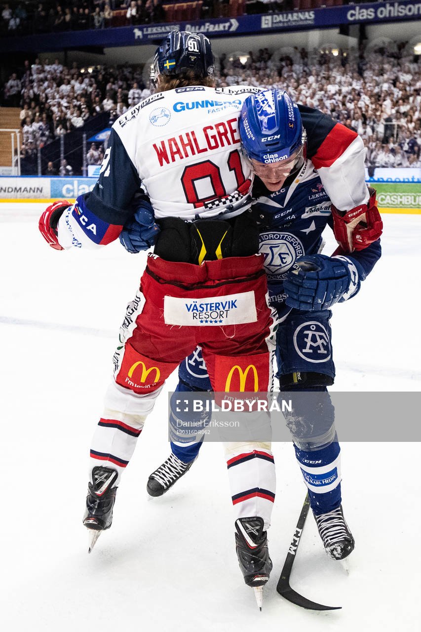 Leksands Lucas Nordsäter och Västerviks Mikael Hedlund