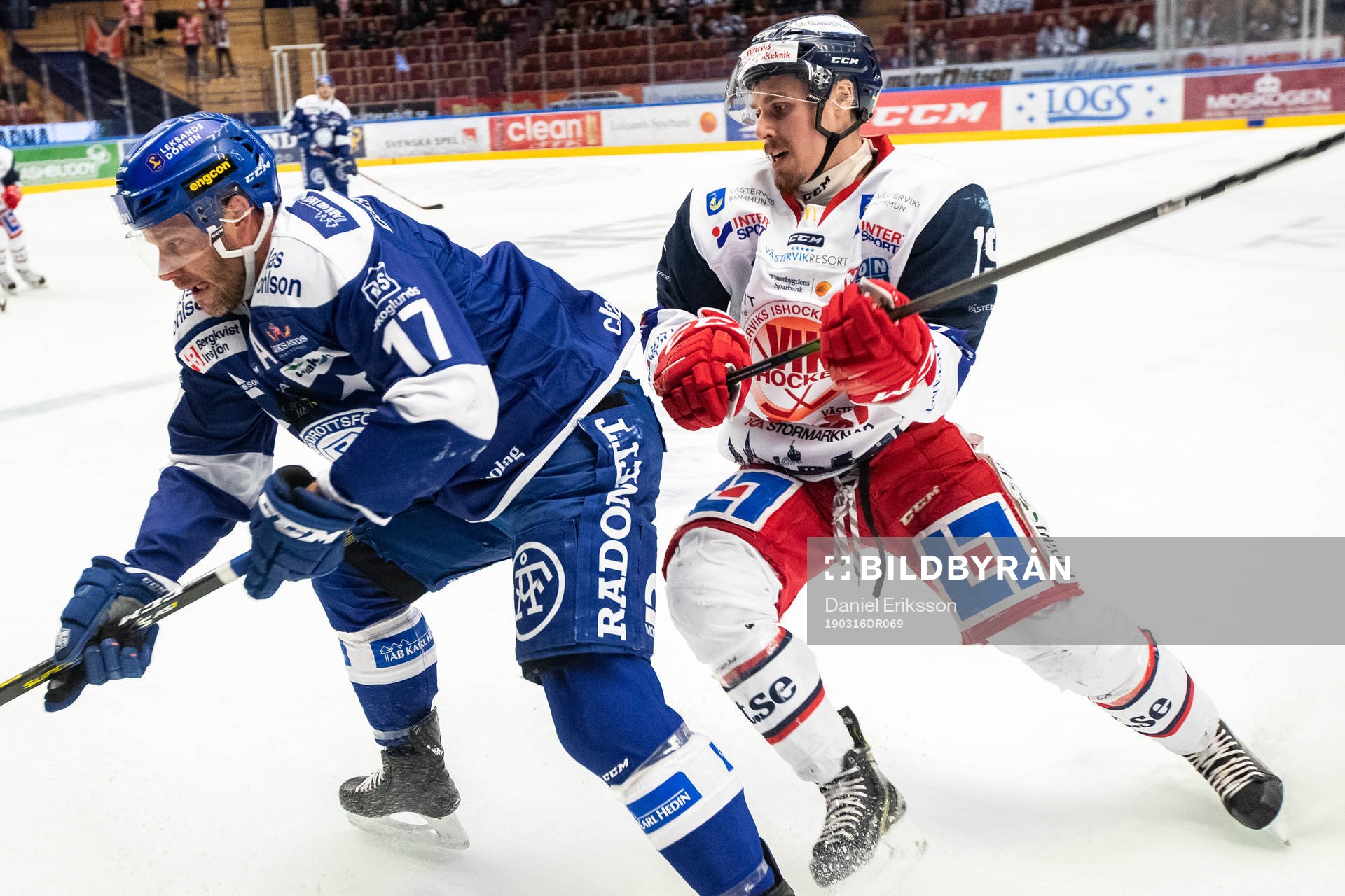 Leksands Jesper Ollas och Västerviks Jens Holmström