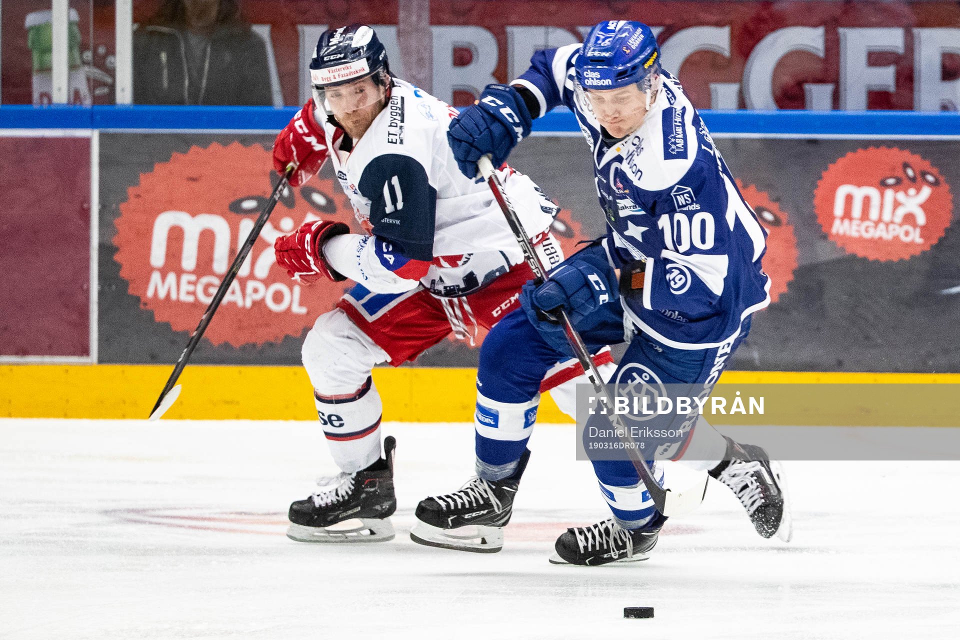 Västerviks Kellen Jonesoch Leksands Martin Karlsson
