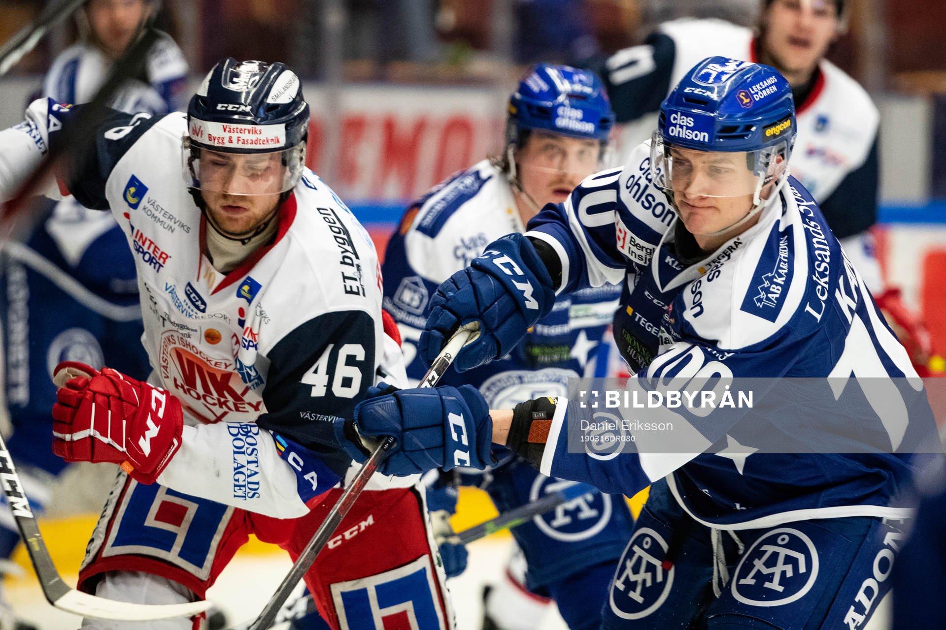 Västerviks Philip Rondahl och Leksands Martin Karlsson