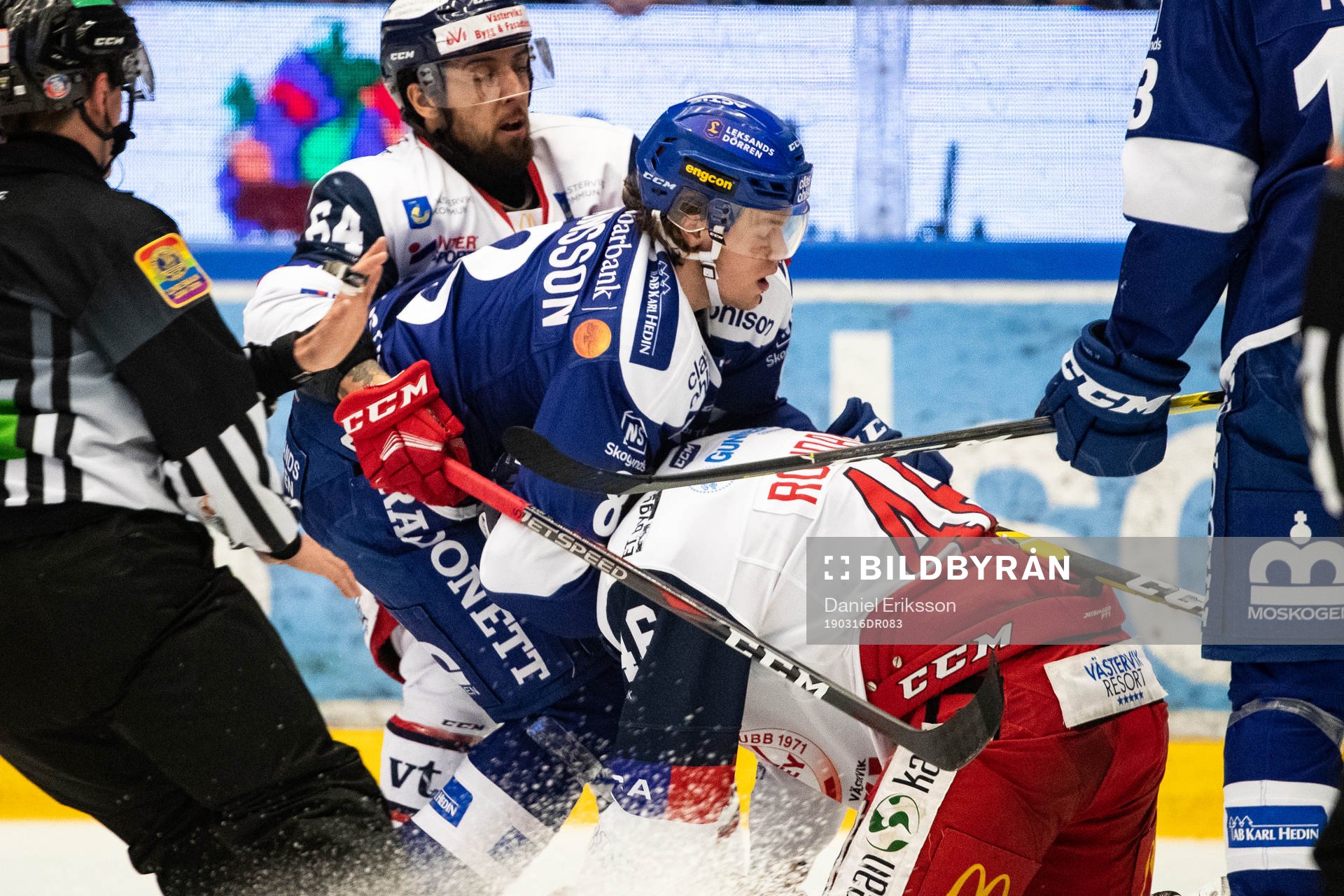 Leksands Filip Johansson och Västerviks Philip Rondahl