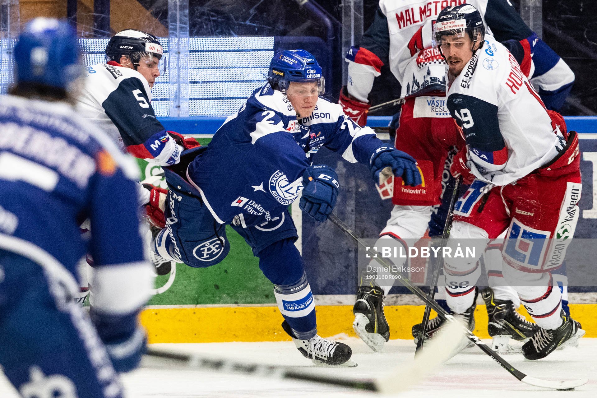Leksands Anton Karlsson och Västerviks Jens Holmström