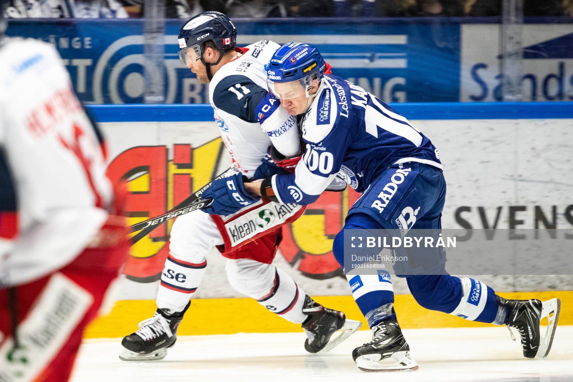 Leksands Martin Karlsson   och Västerviks Kellen Jones