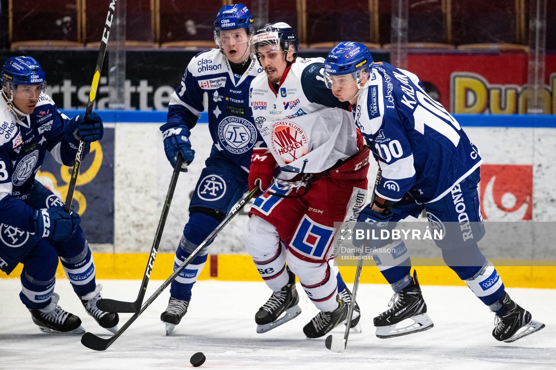 Leksands Lucas Nordsäter och Martin Karlsson   och