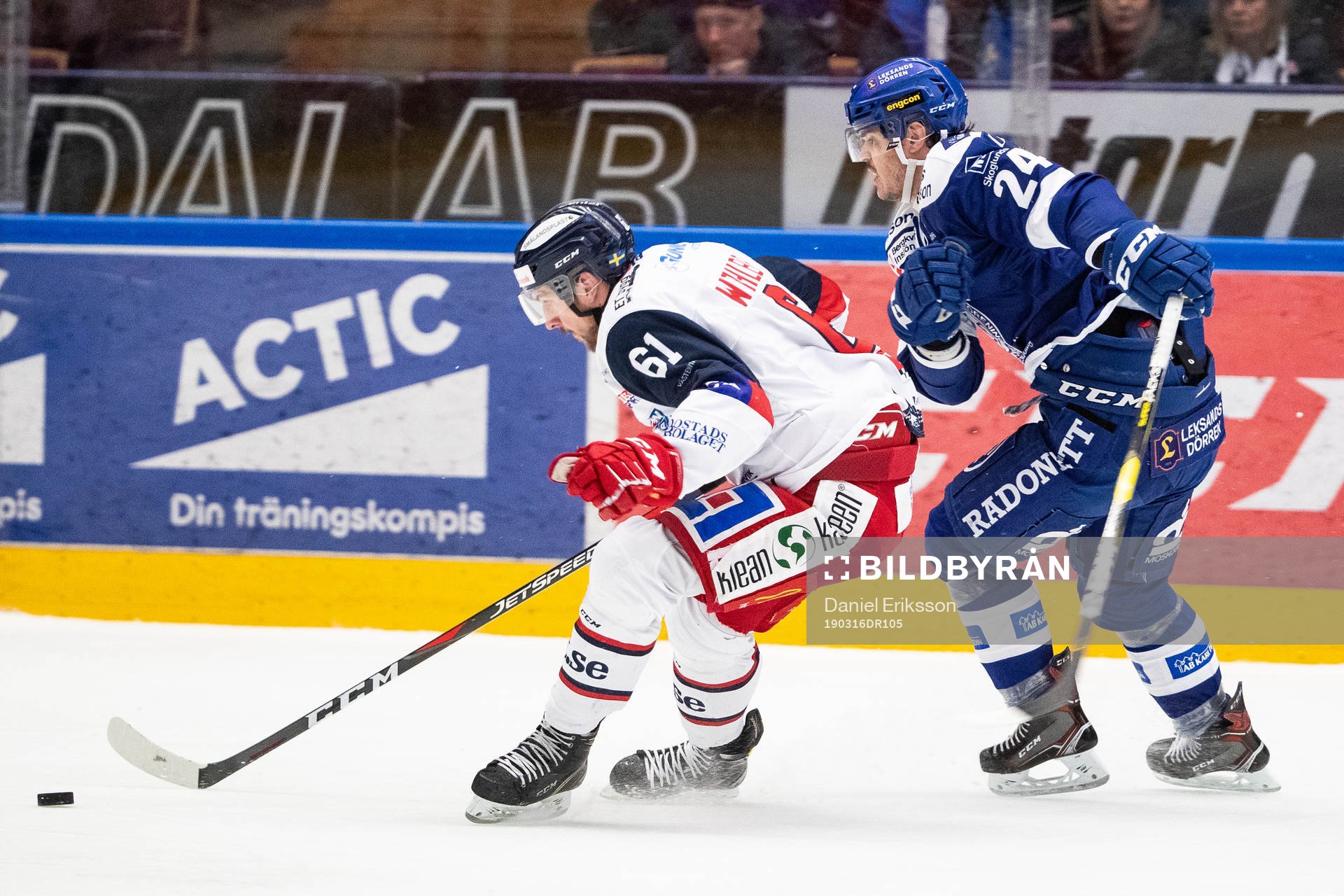 Leksands Thomas Valkvæ Olsen  och Västerviks Emil Wahlberg