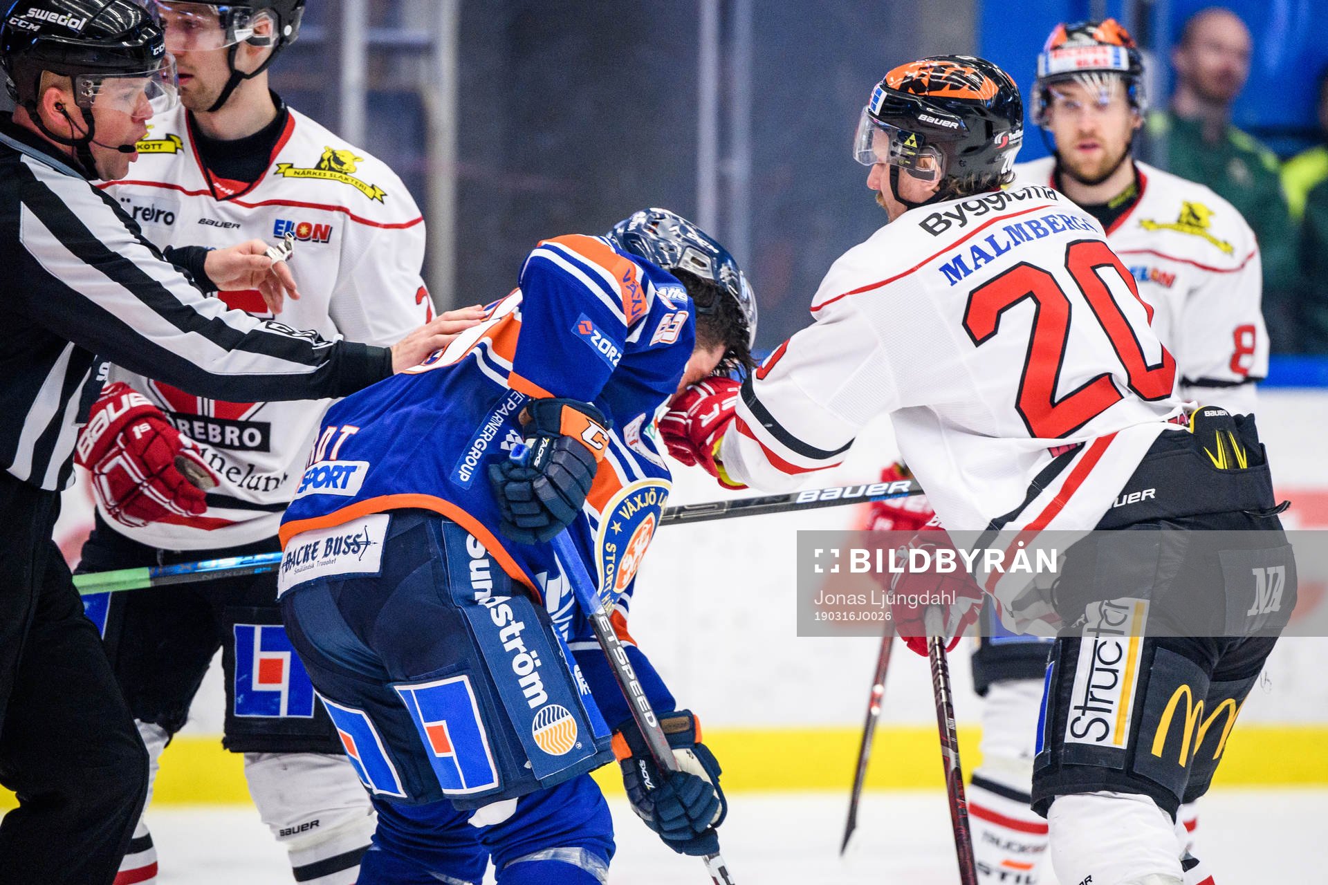 Växjös Nichlas Hardt och Örebros Marcus Weinstock
