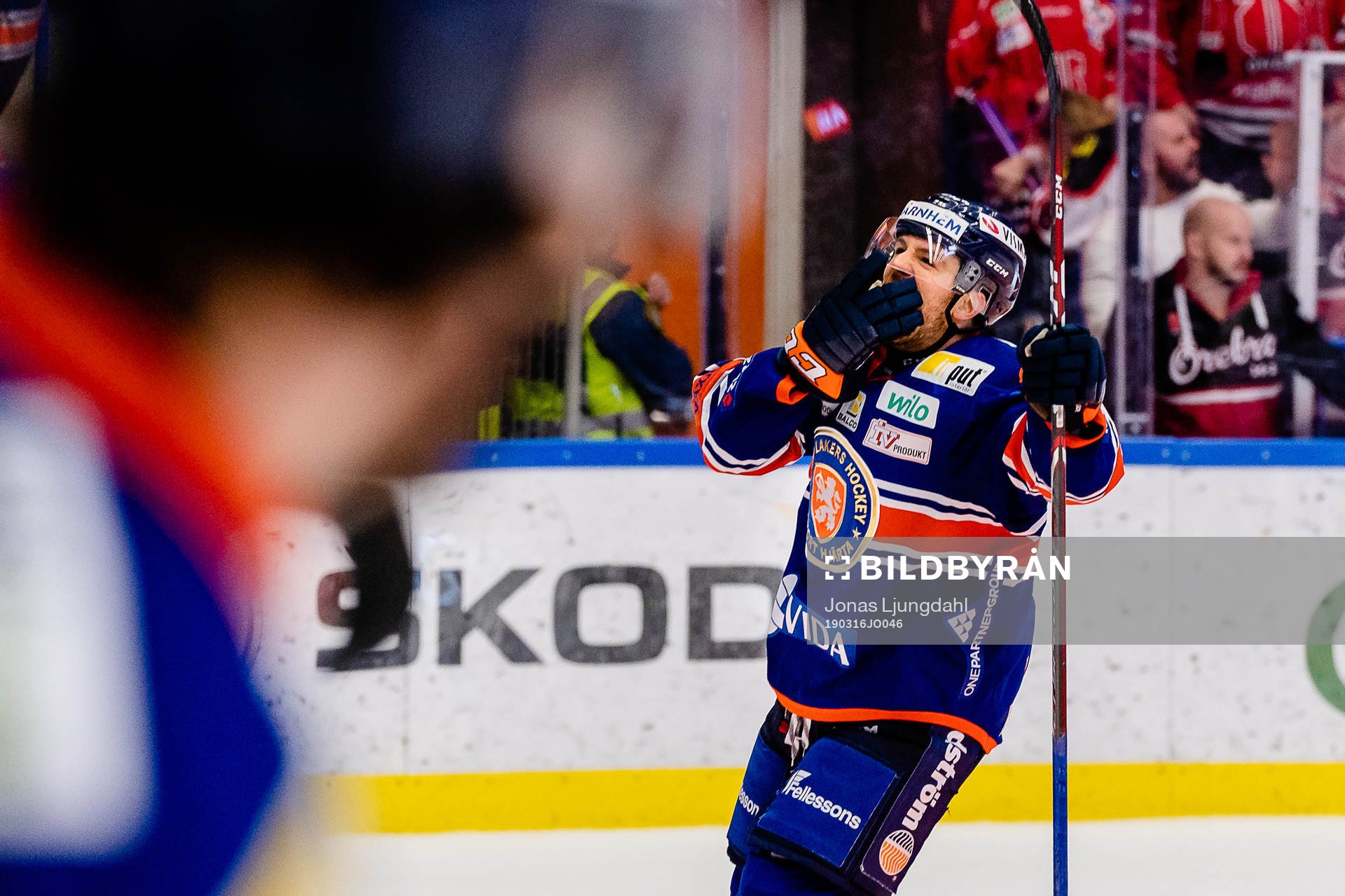Växjös Nichlas Hardt jublar