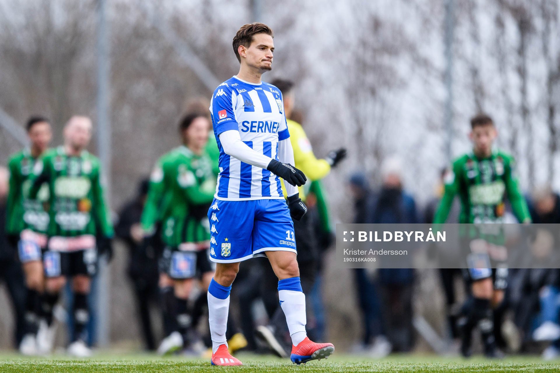 IFK Göteborgs Amin Affane deppar