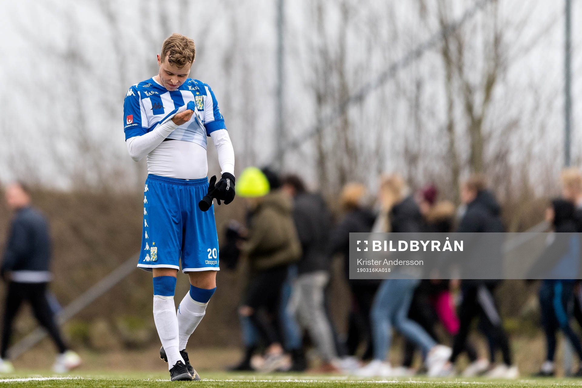 IFK Göteborgs Victor Wernersson deppar träningsmatchen i