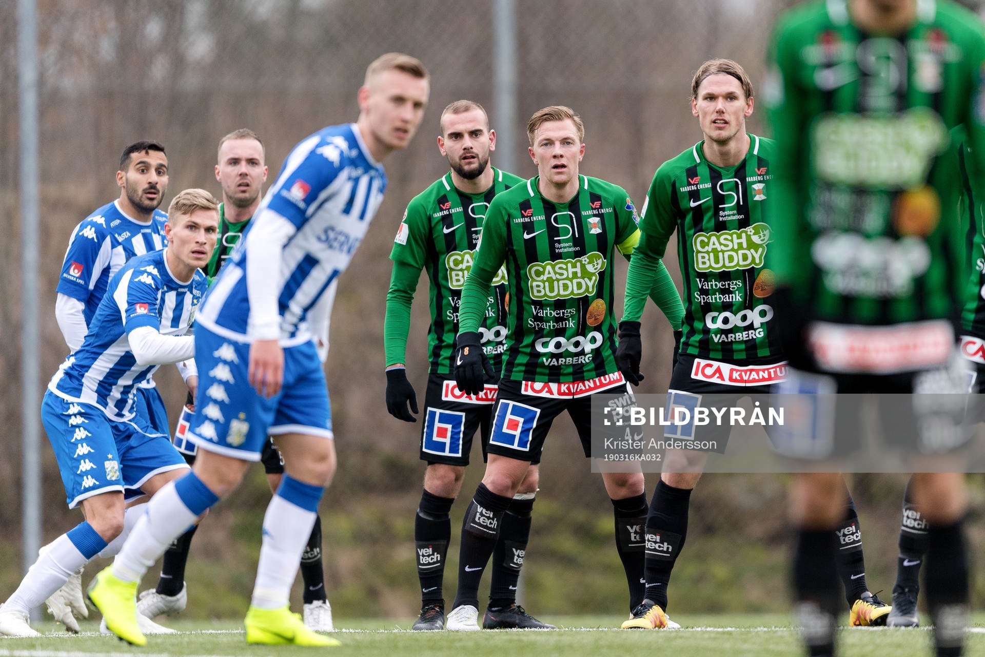 Varbergs Perparim Beqaj, Jesper Modig och Hampus Zackrisson