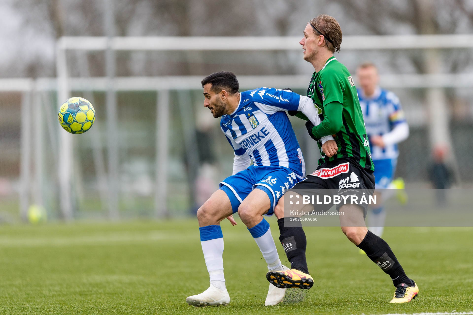 IFK Göteborgs Sargon Abraham och Varbergs Hampus Zackrisson