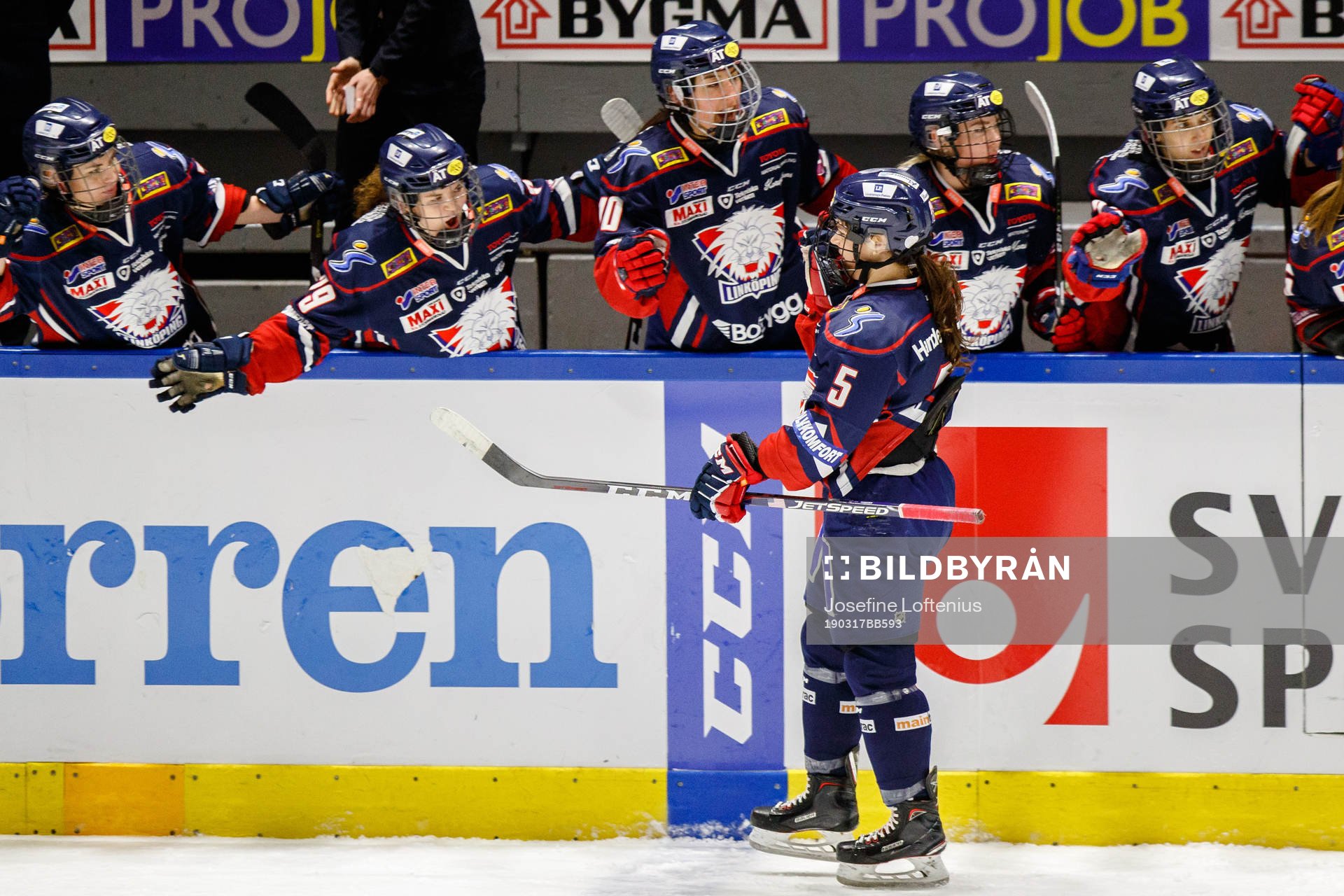 Linköpings Sidney Morin jublar