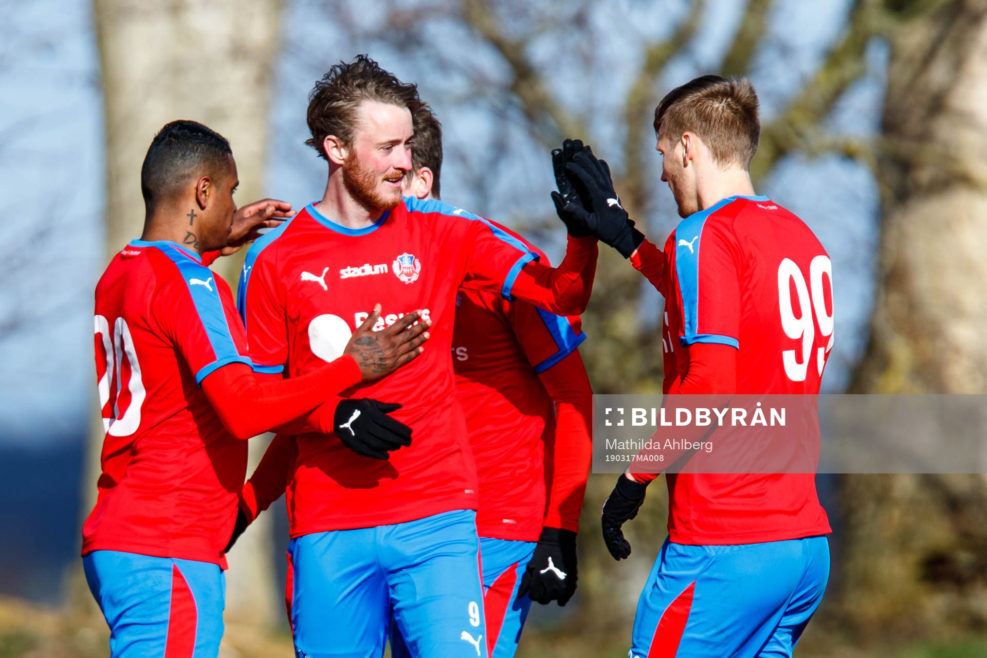 Helsingborgs Rasmus Jönsson jublar