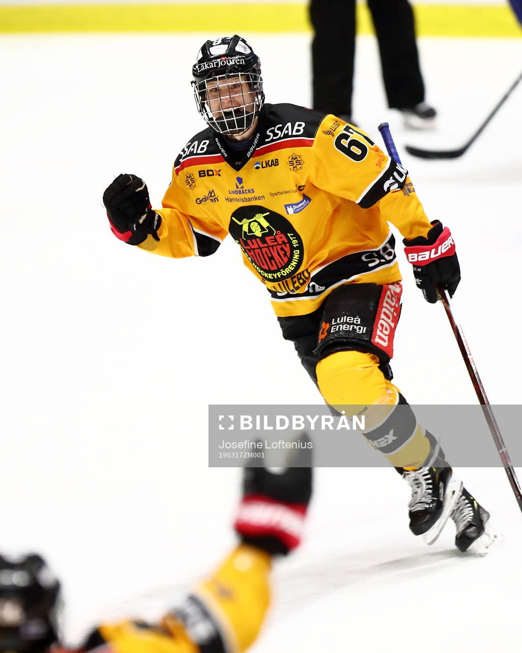 Luleås Linn Peterson jublar
