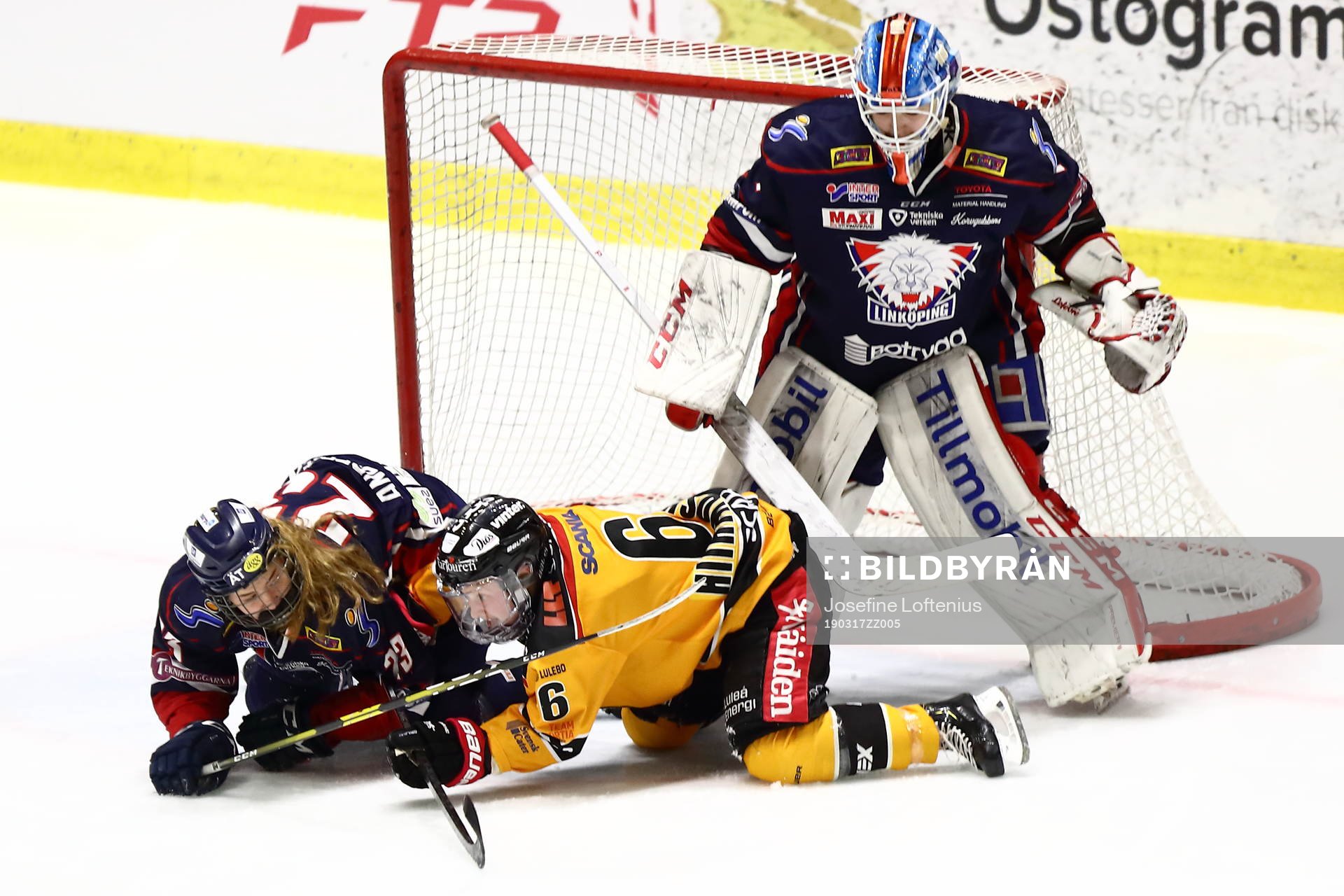 Linköpings Amalie Andersen och Luleås Jenni Hiirikoski