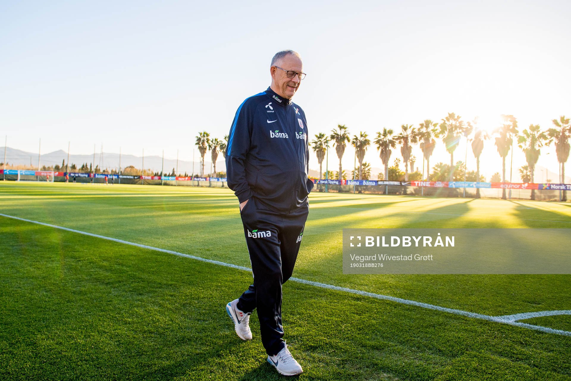 Lars Lagerbäck, head coach of Norway