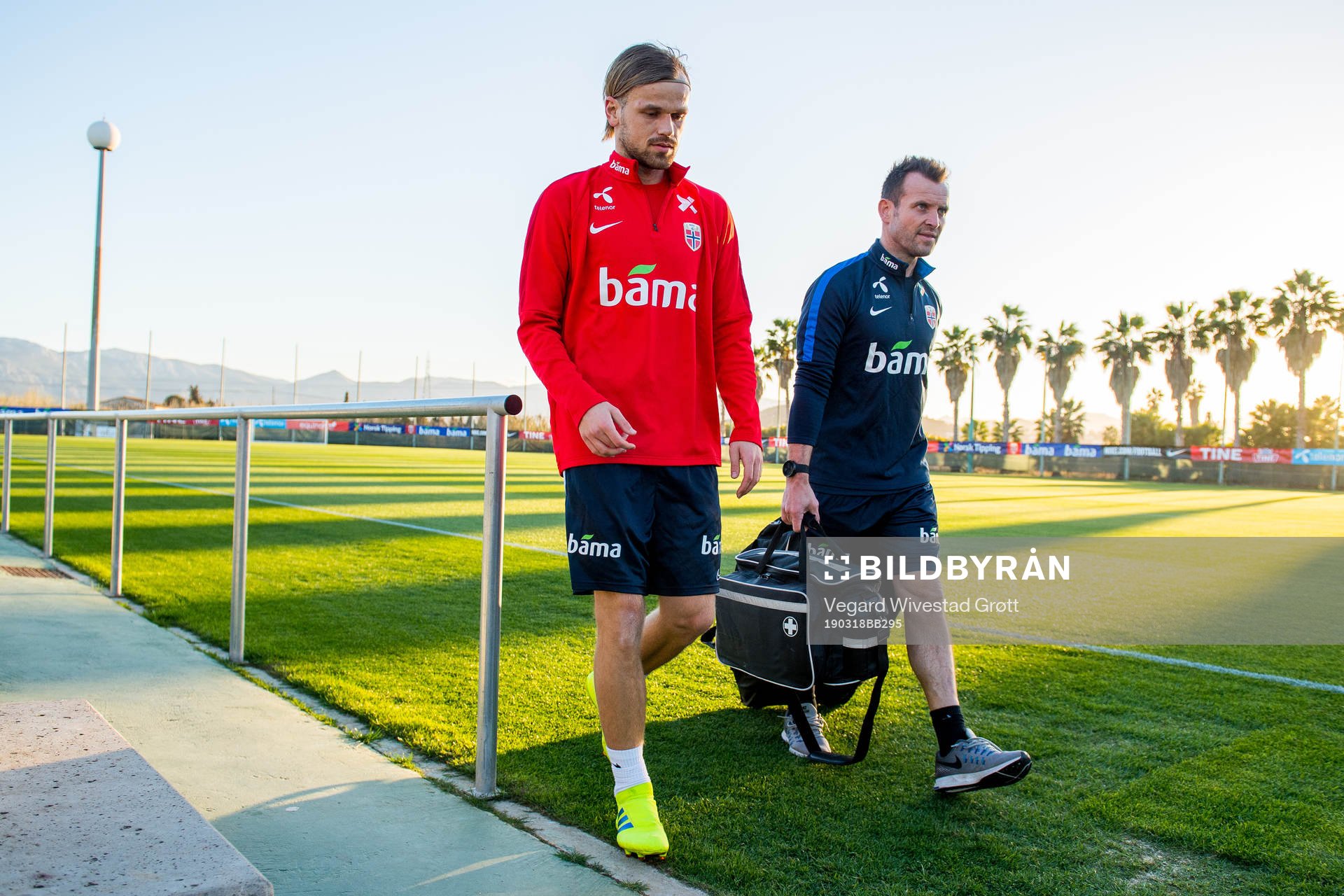 Iver Fossum of Norway and Thomas Ødegaard, manual therapist