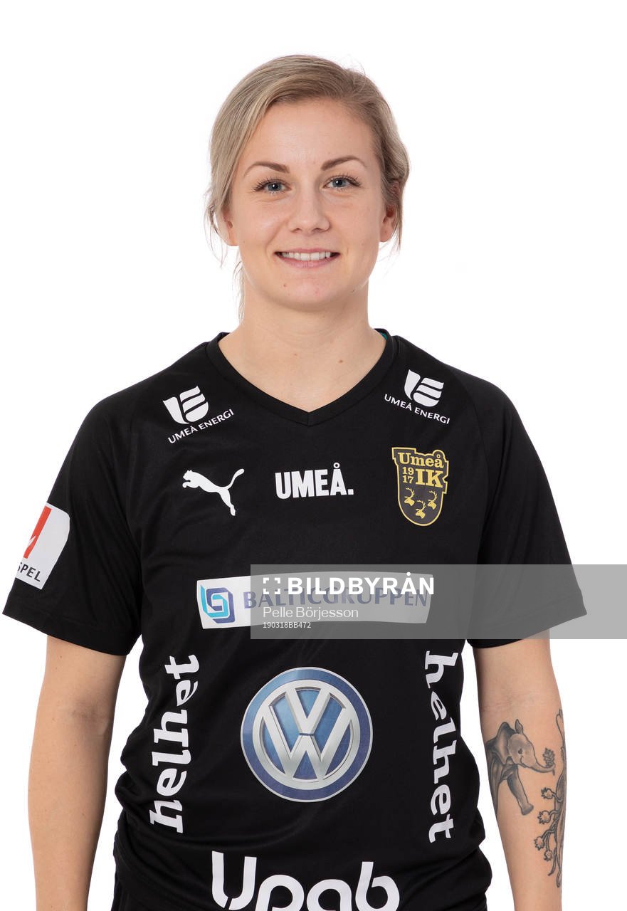 Umeås Emma Åberg Zingmark poserar för ett porträtt den 18 mars 2019 i Umeå.