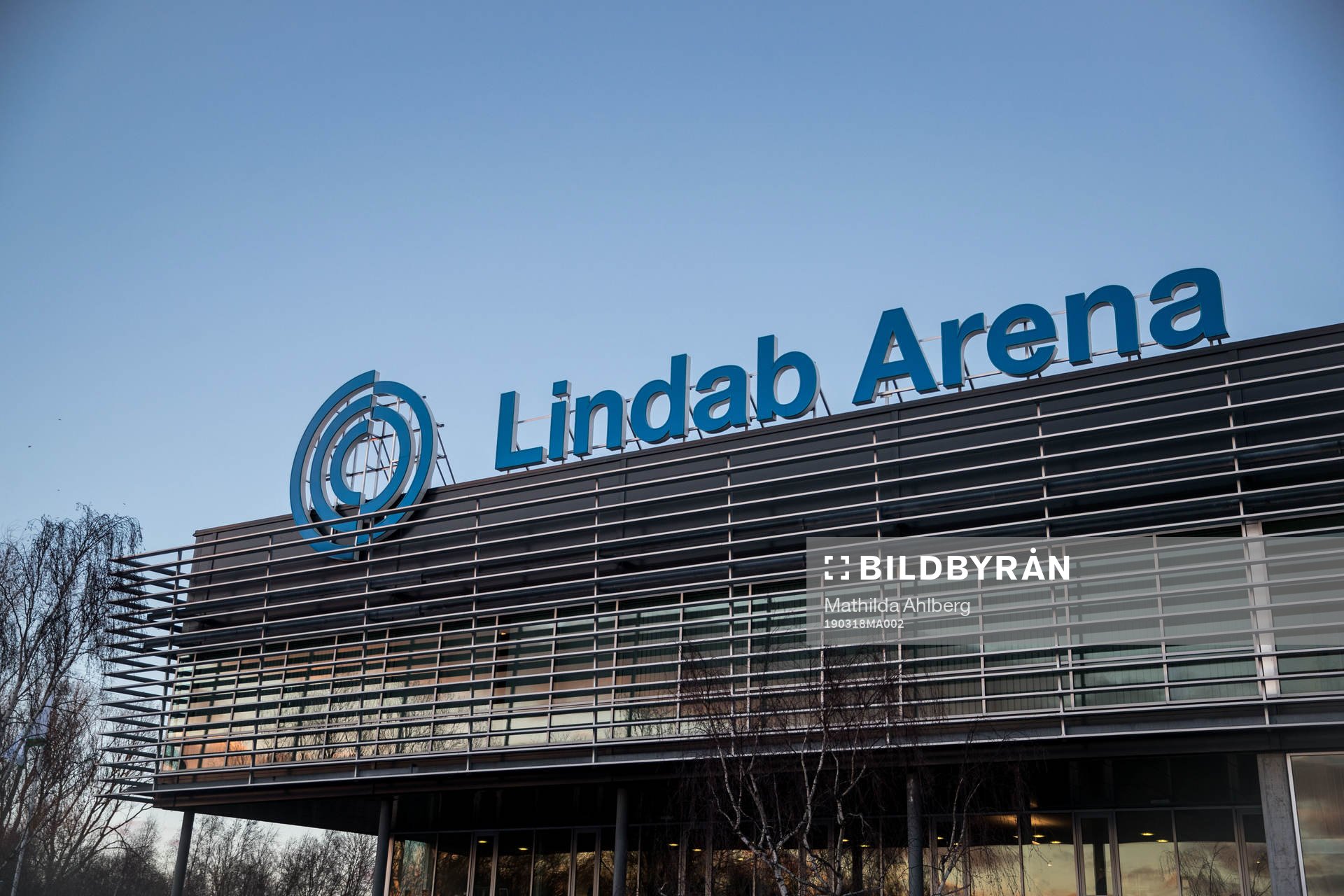 Exteriör på Lindab Arena