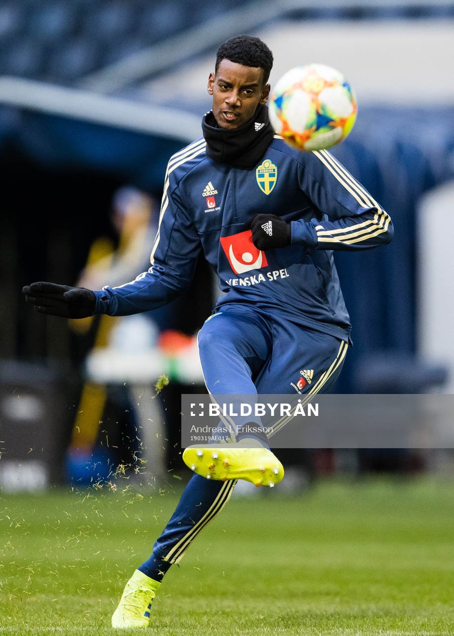 Alexander Isak of Sweden