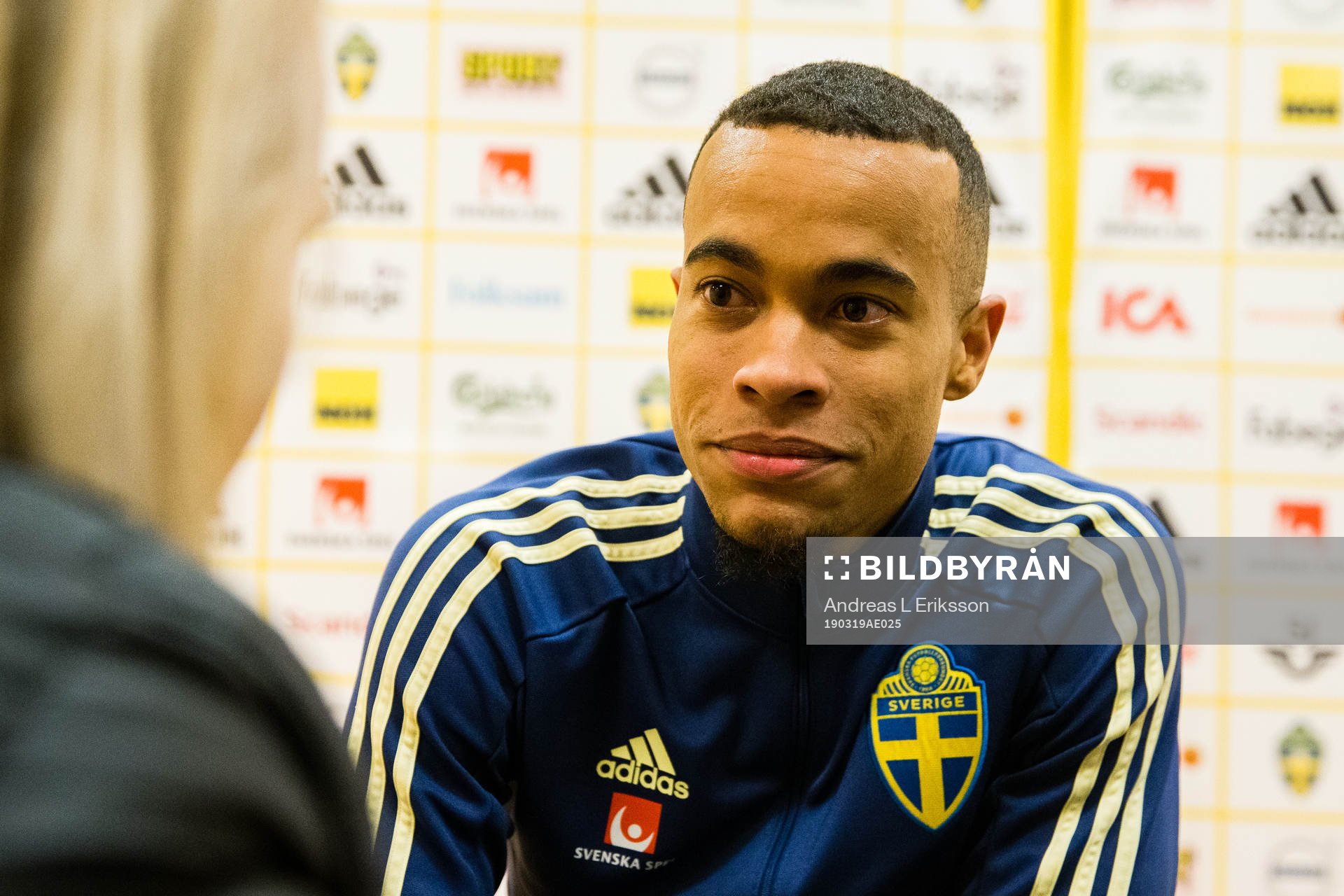Robin Quaison of Sweden