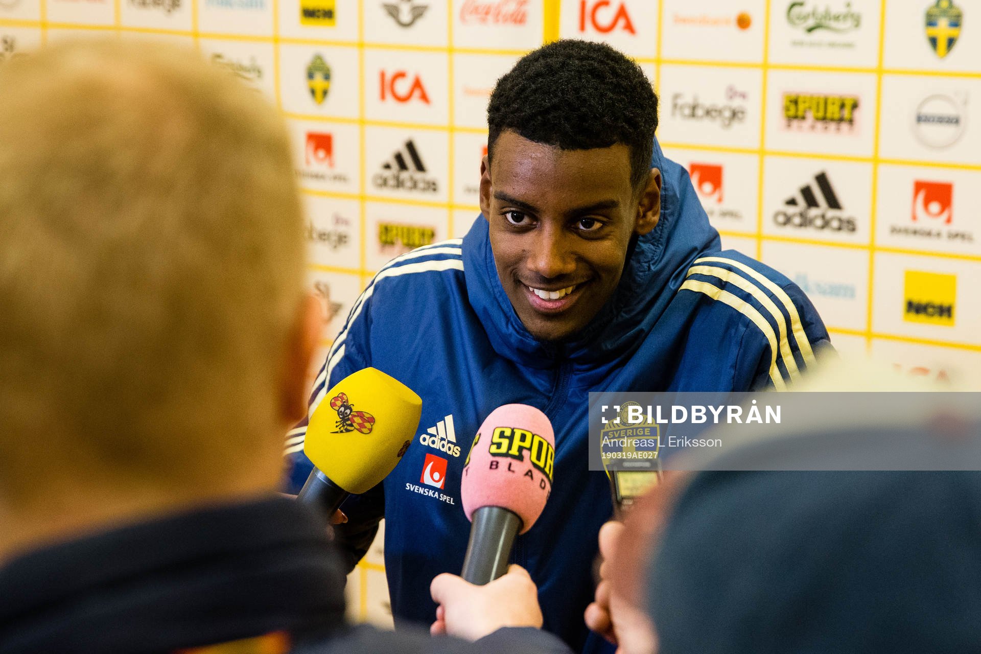 Alexander Isak of Sweden
