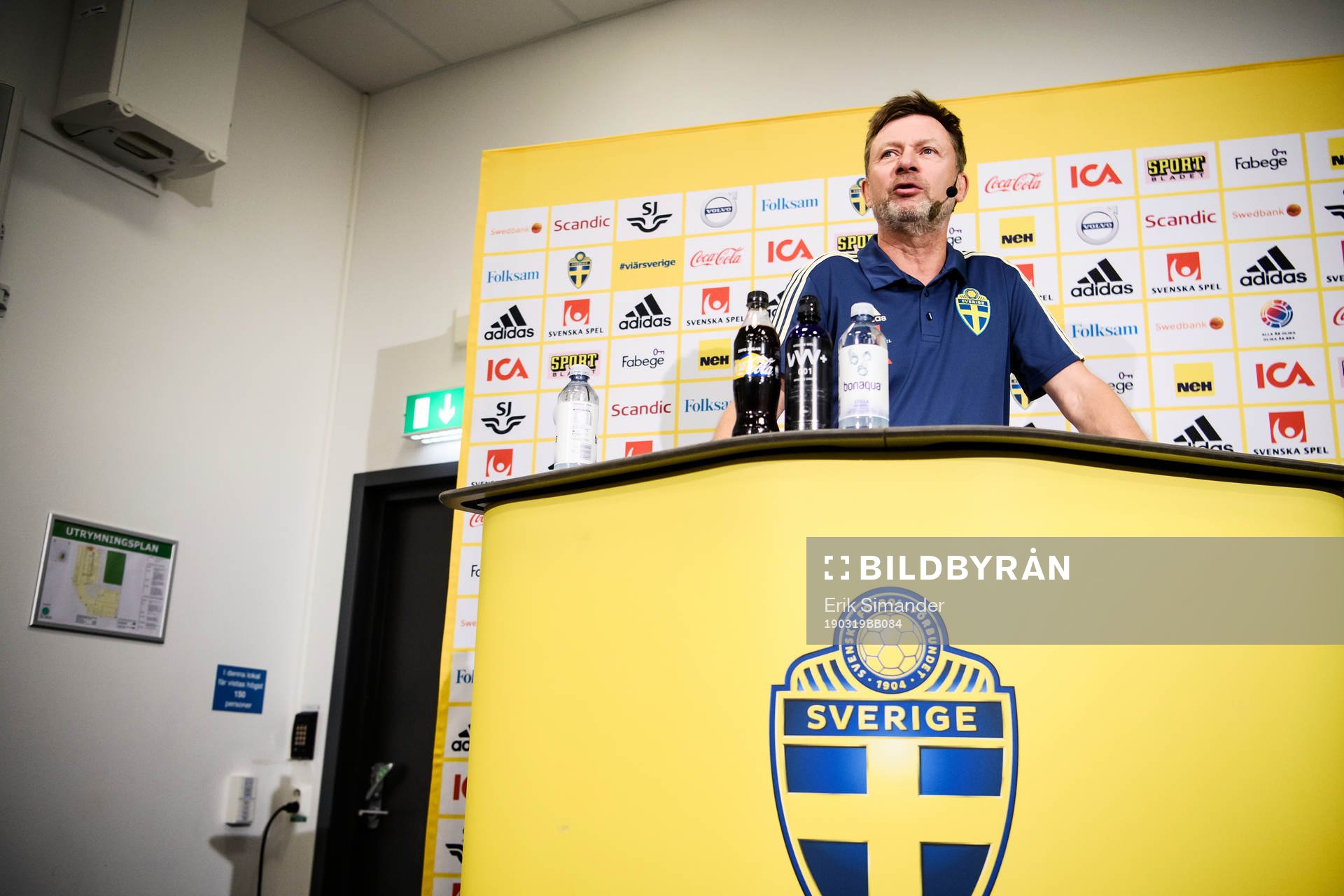 Peter Gerhardsson, förbundskapten för damlandslaget