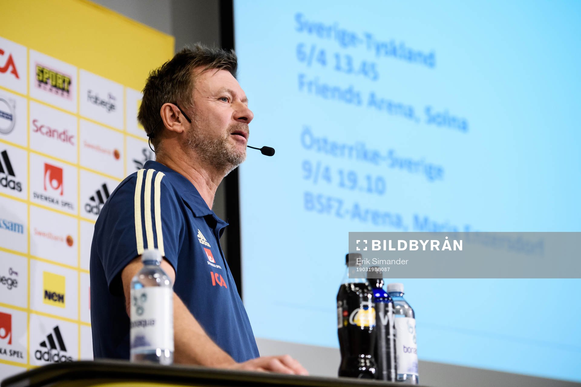 Peter Gerhardsson, förbundskapten för damlandslaget