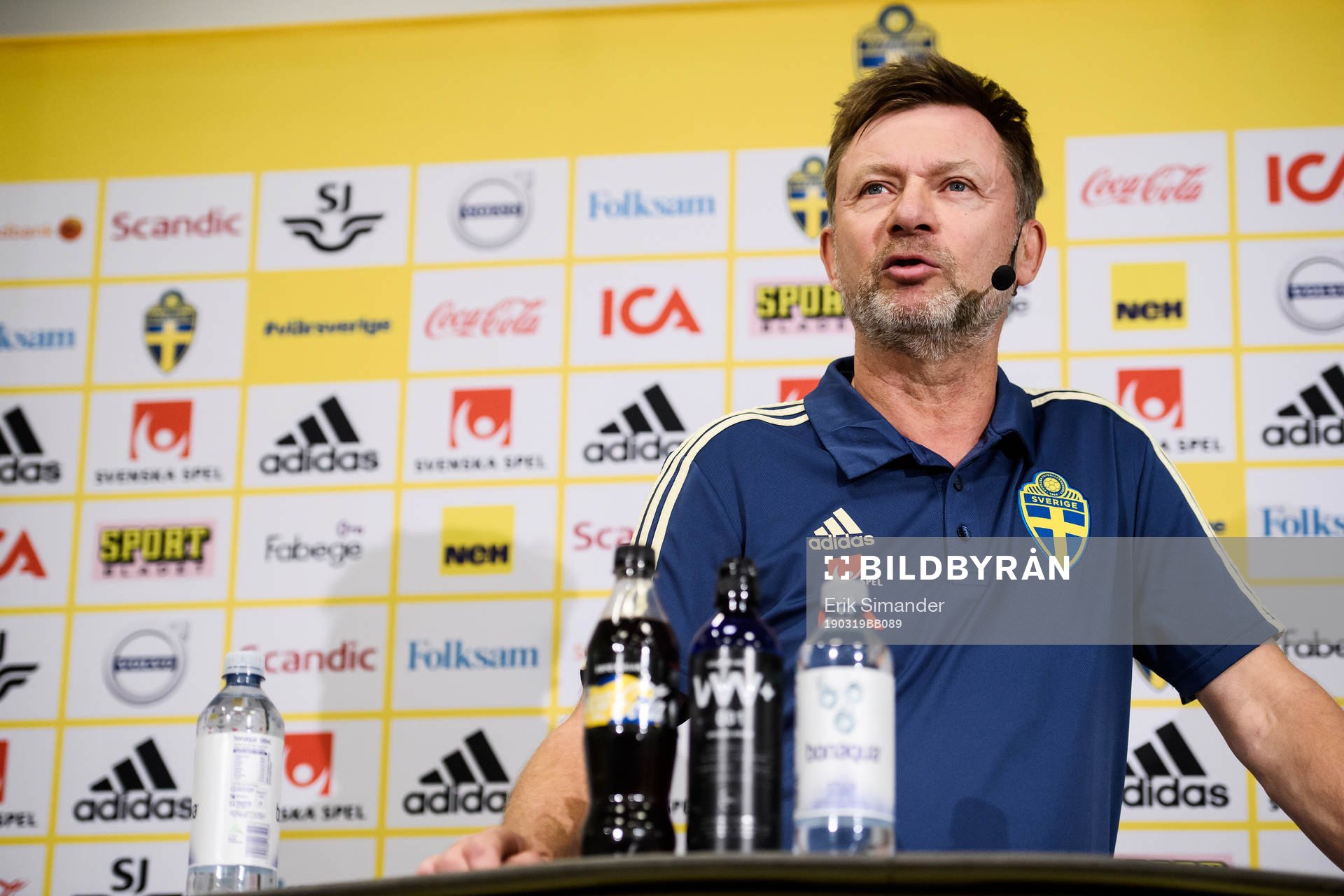 Peter Gerhardsson, förbundskapten för damlandslaget