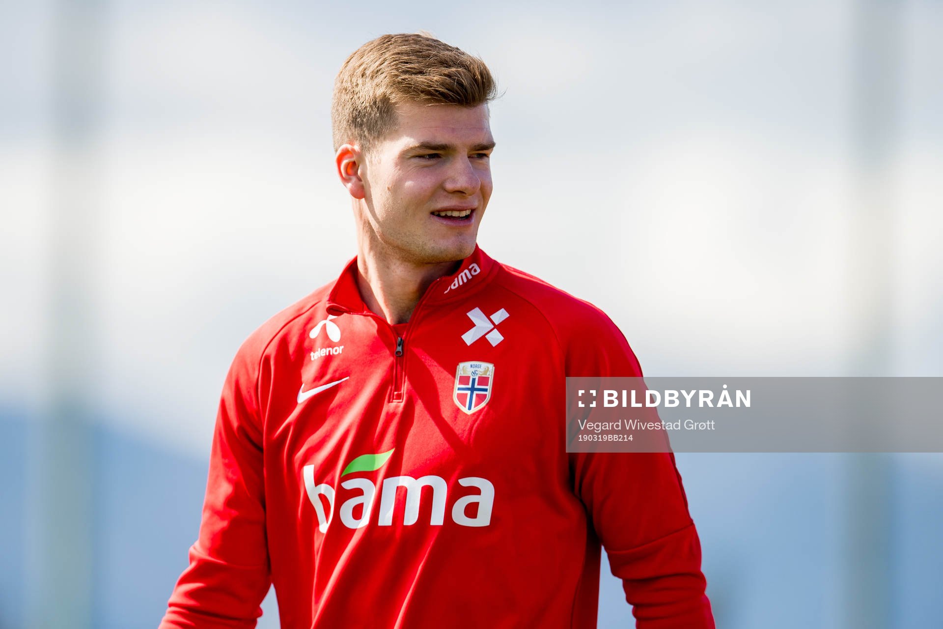 Alexander Sørloth of Norway