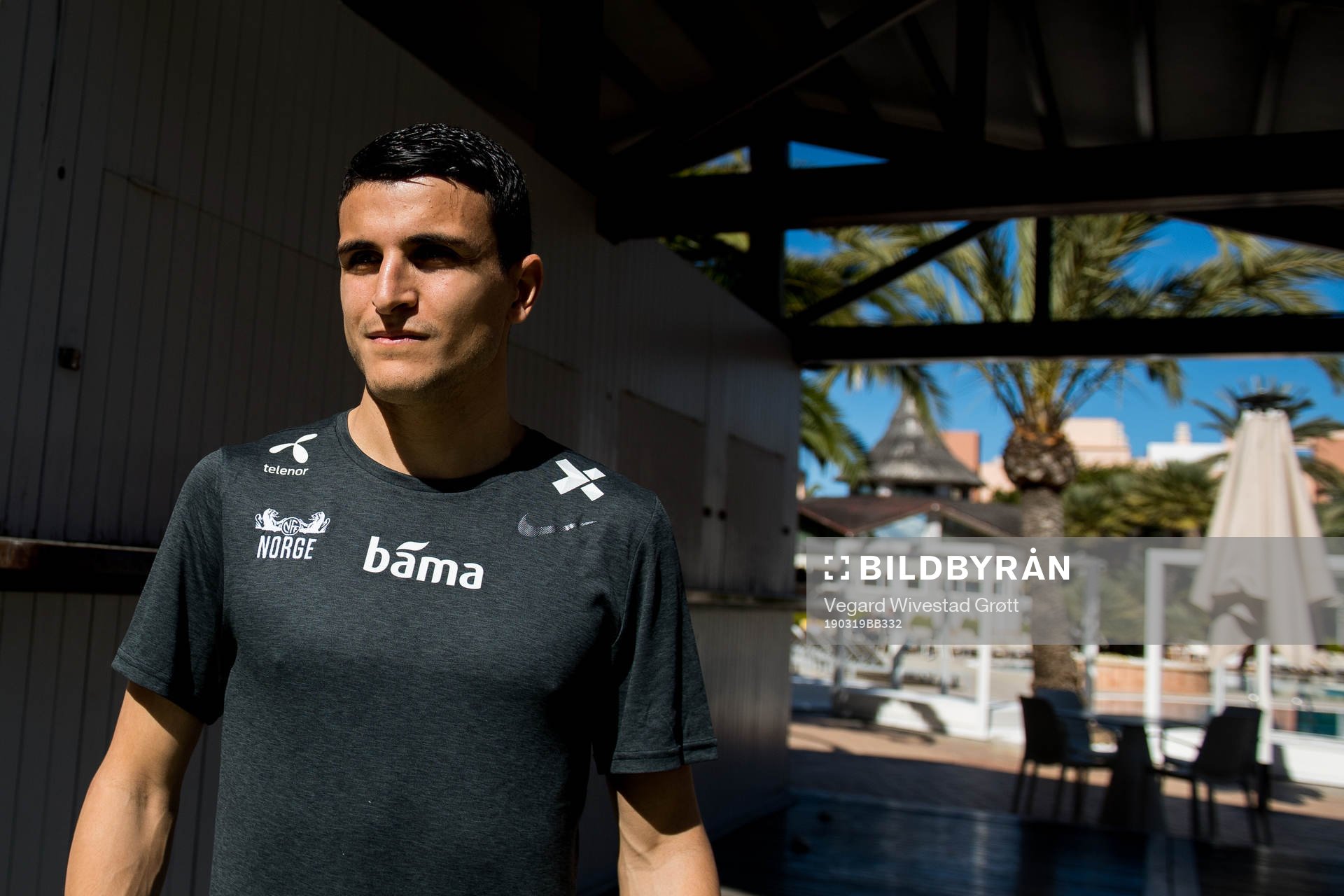 Mohamed Elyounoussi of Norway poses for a portrait