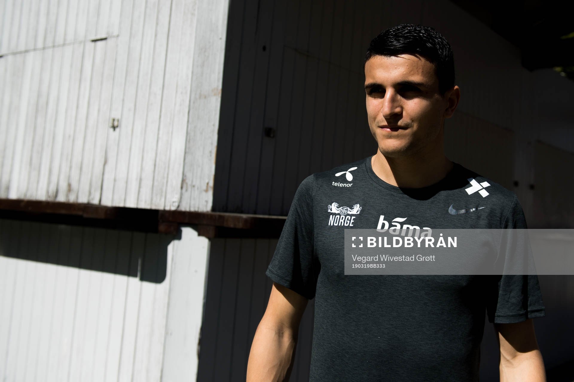 Mohamed Elyounoussi of Norway poses for a portrait