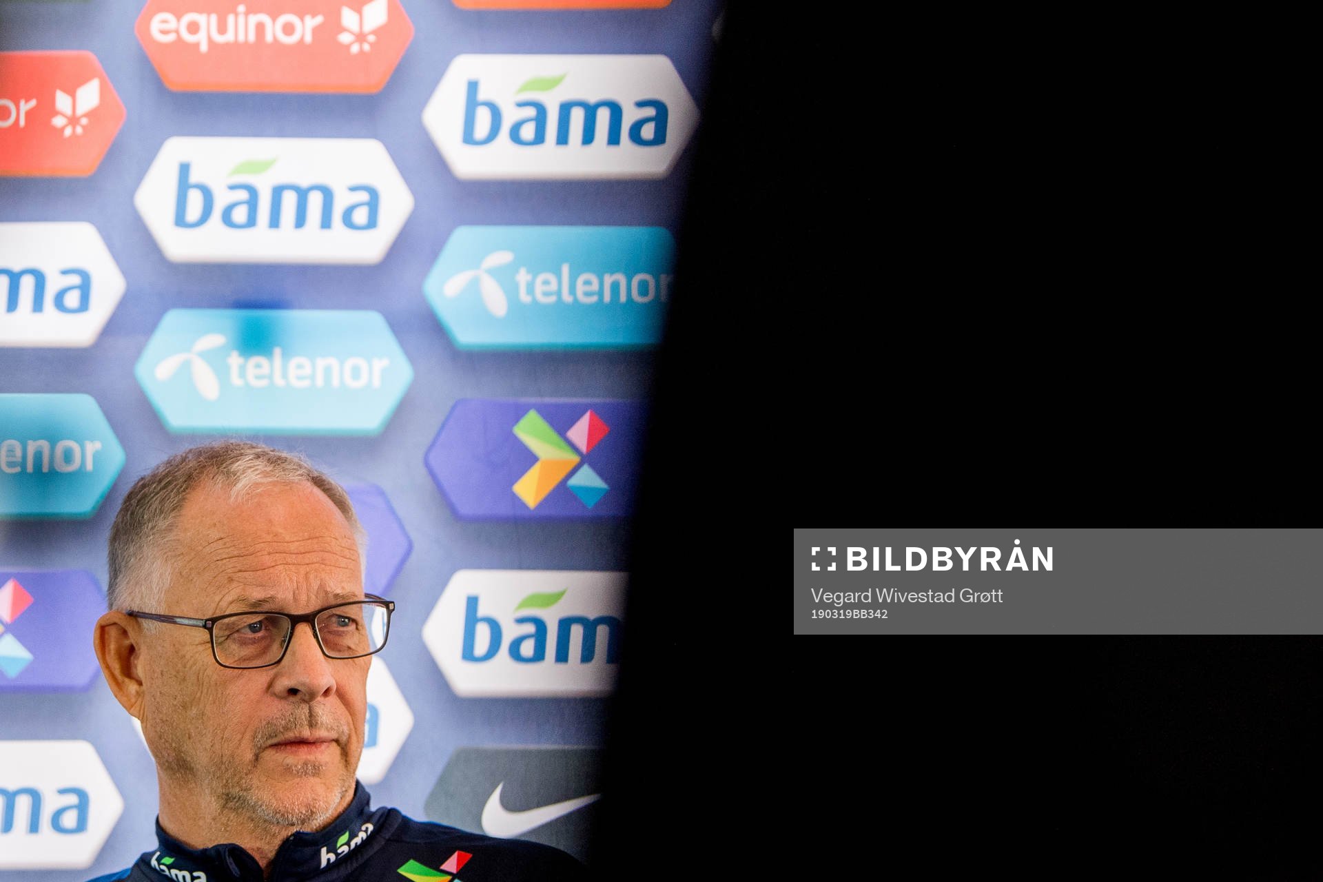 Lars Lagerbäck, head coach of Norway