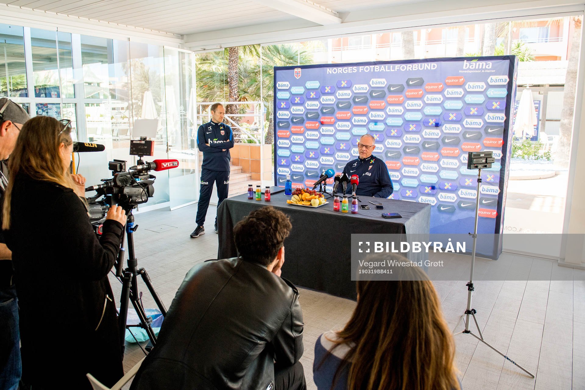Lars Lagerbäck, head coach of Norway