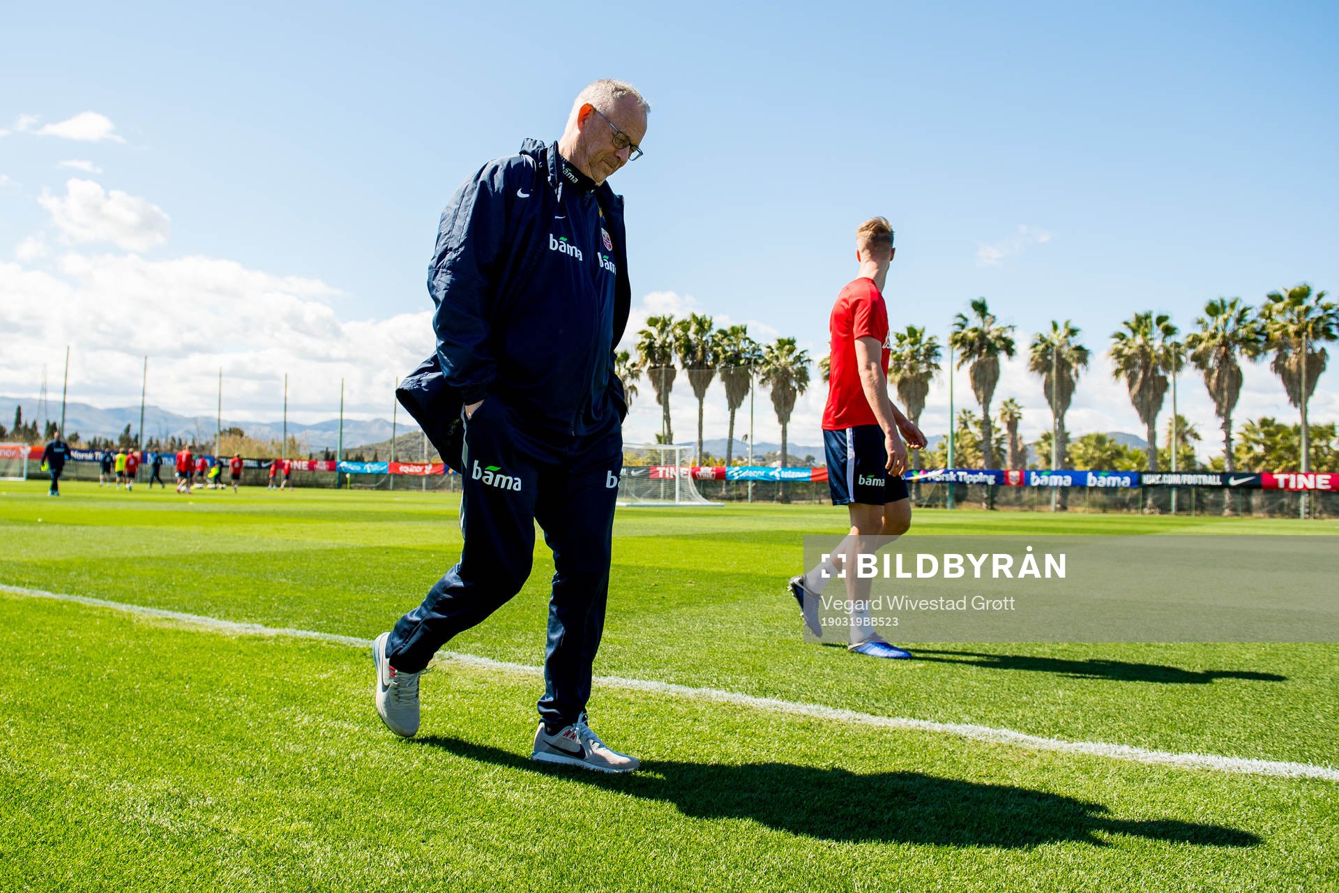 Lars Lagerbäck, head coach of Norway
