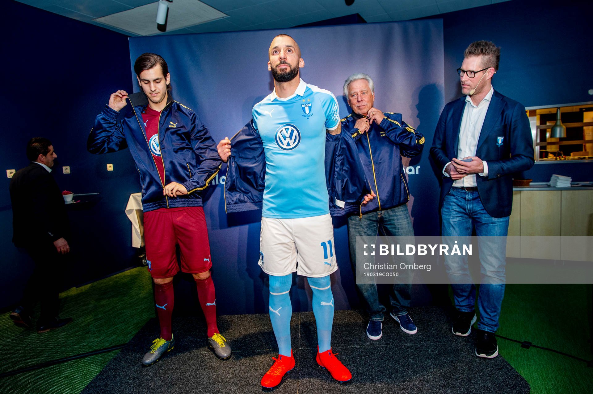 Adi Nalic, Guillermo Molins, Tommy Hansson och Magnus