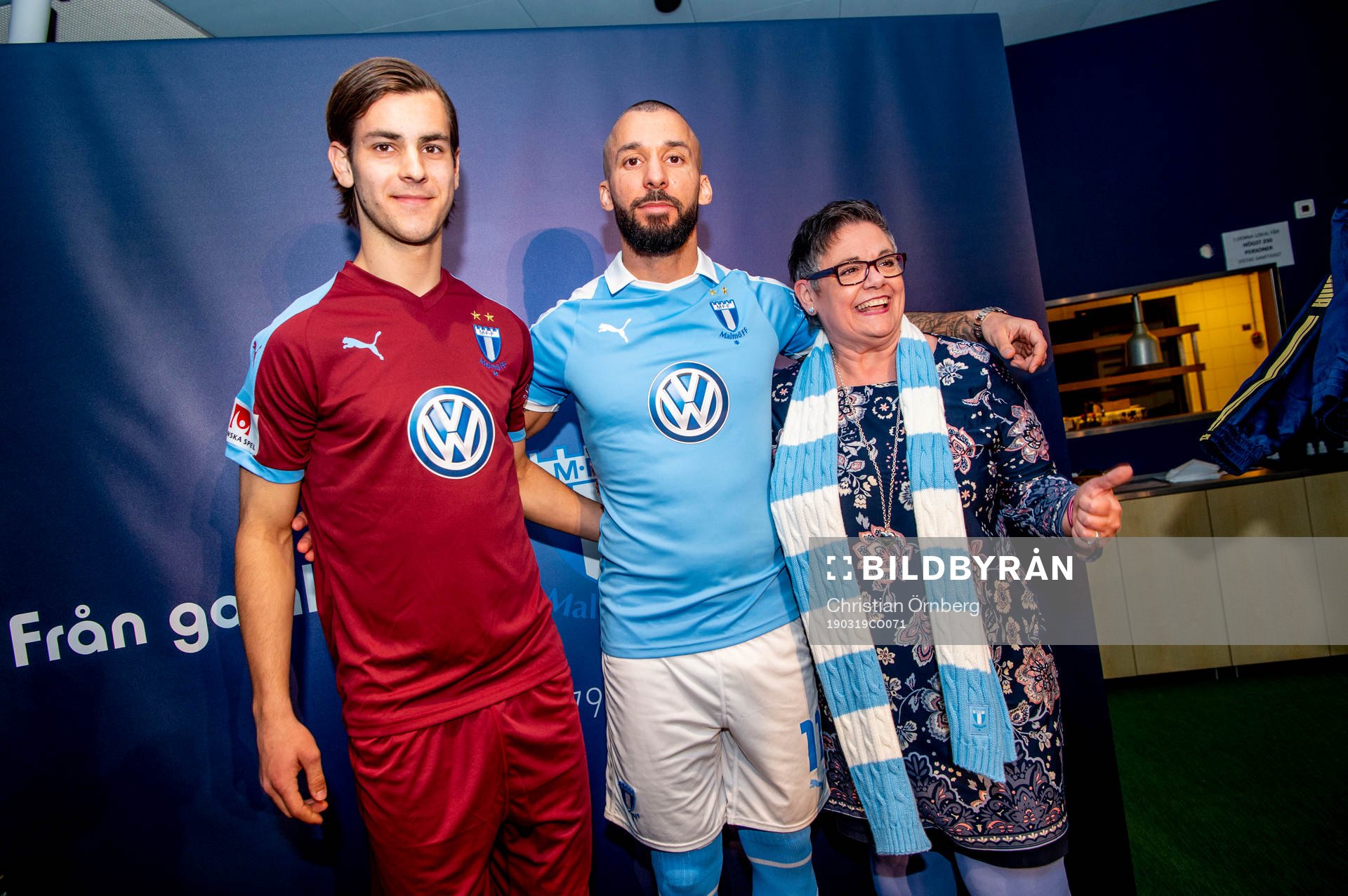 Adi Nalic och Guillermo Molins med en gäst