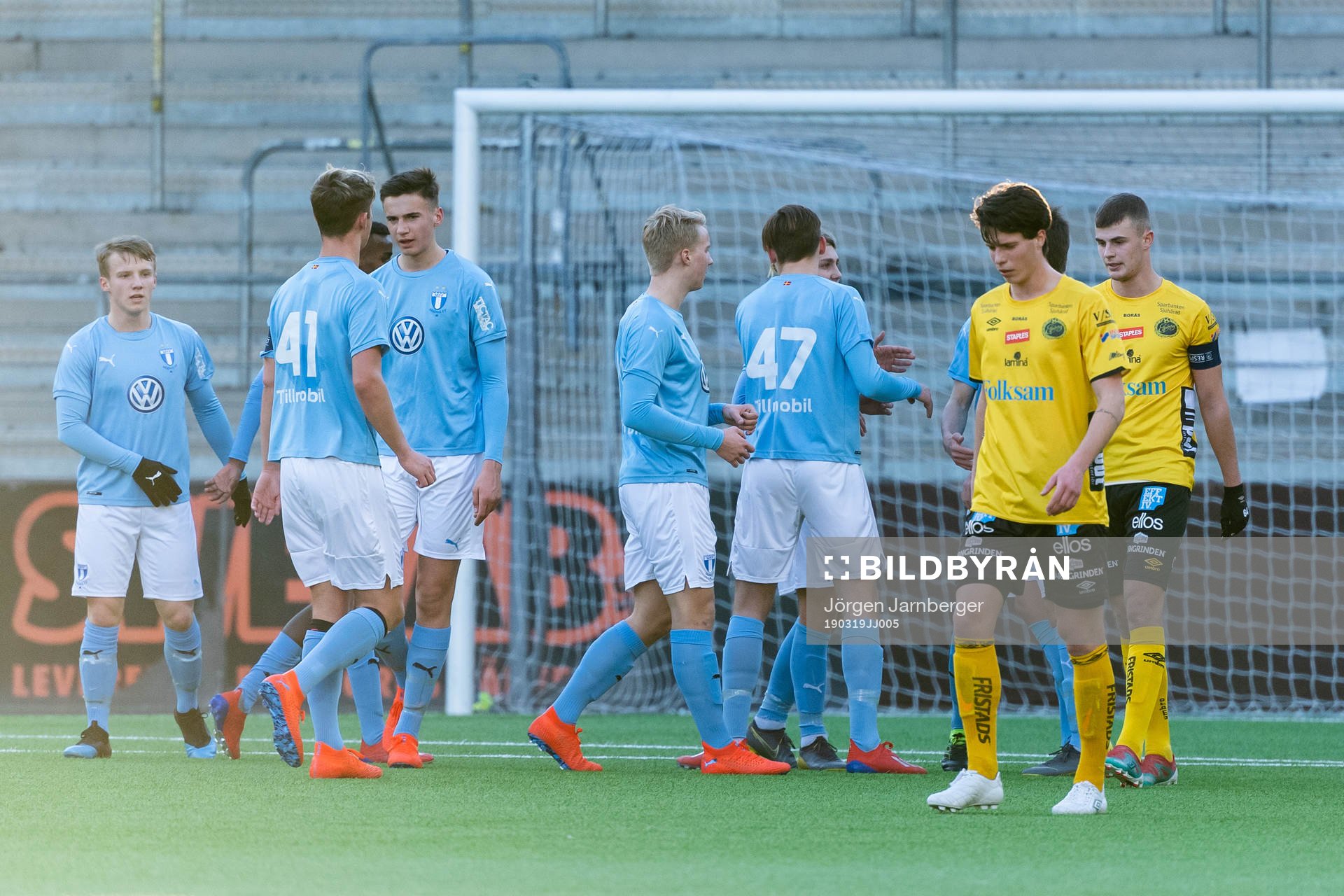Malmö FF´s spelare jublar