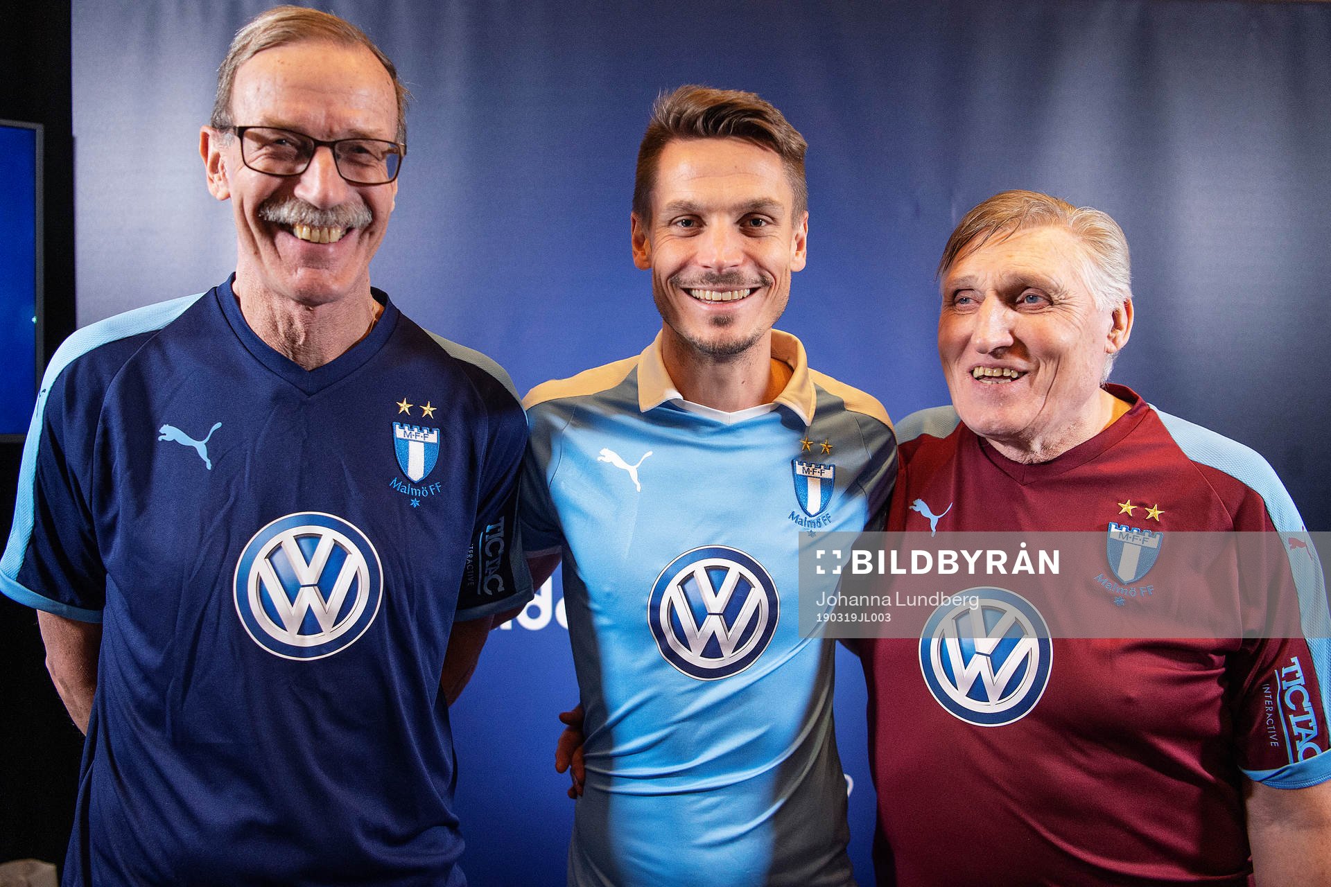 Staffan Tapper, Markus Rosenberg och Anders Ljungberg
