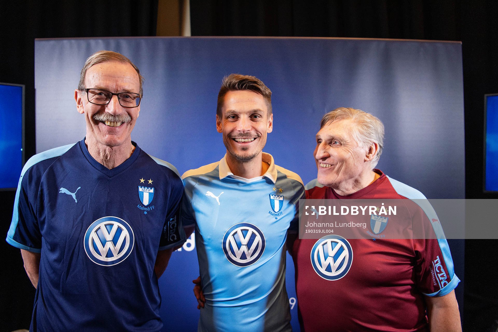 Staffan Tapper, Markus Rosenberg och Anders Ljungberg